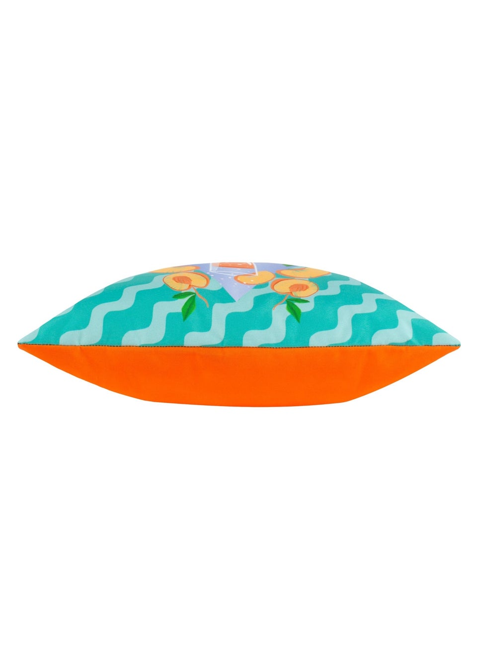 furn. Aqua Peachy Filled Outdoor Cushions (43cm x 43cm x 8cm)