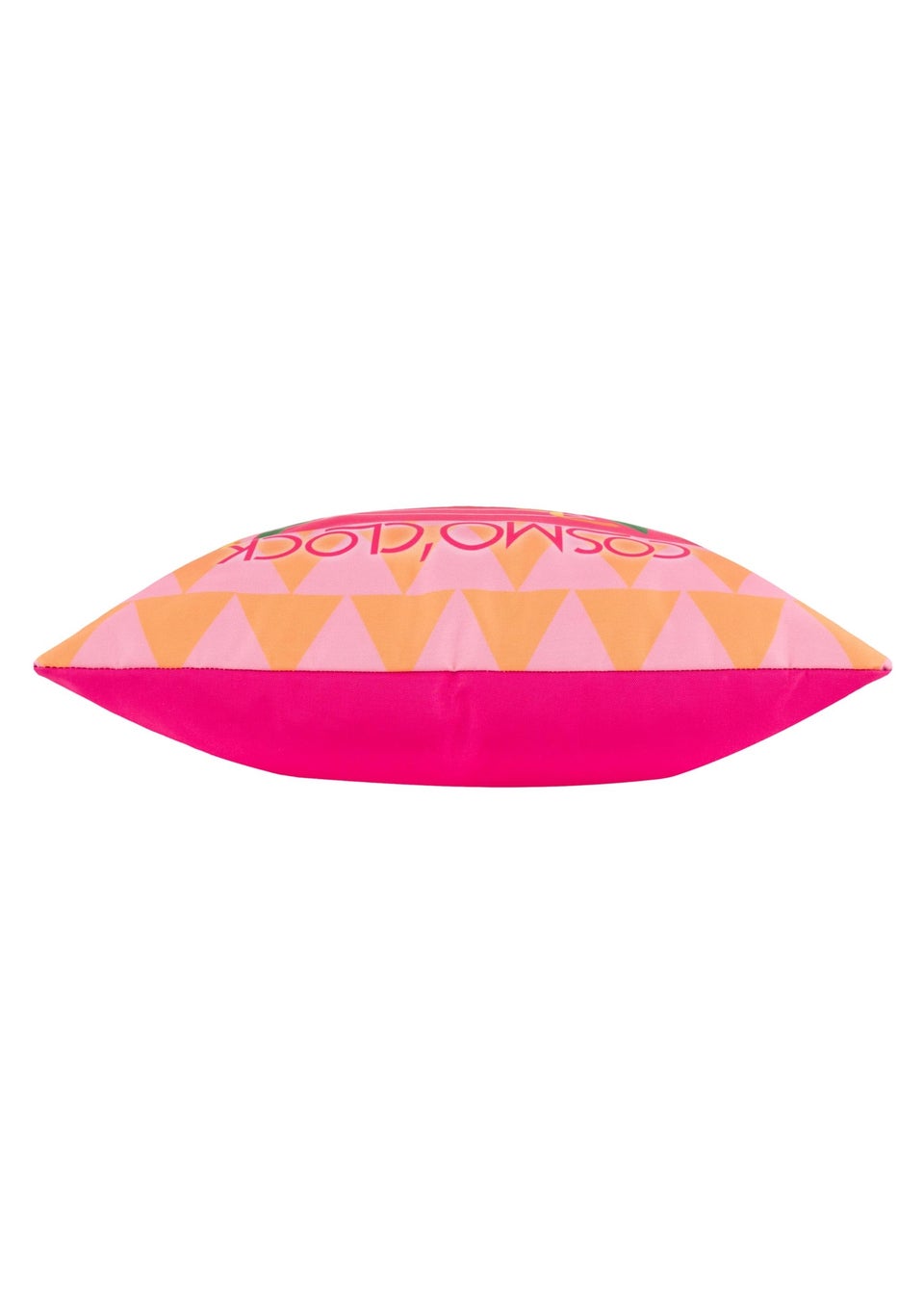 furn. Pink Cosmo O' Clock Filled Outdoor Cushions (43cm x 43cm x 8cm)