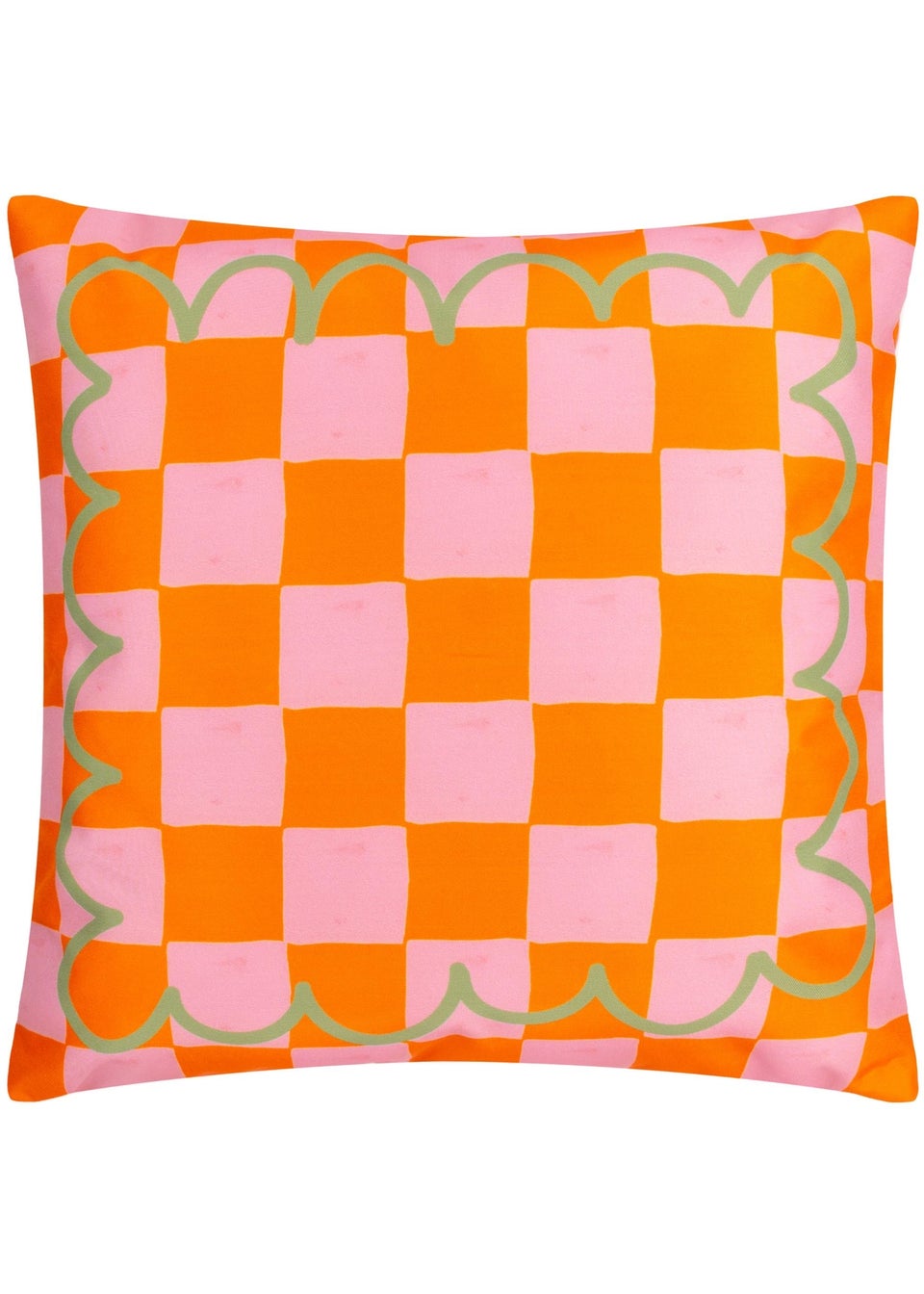 furn. Oranges Filled Outdoor Cushion (43cm x 43cm x 8cm)