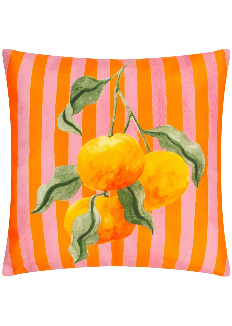 furn. Oranges Filled Outdoor Cushion (43cm x 43cm x 8cm)