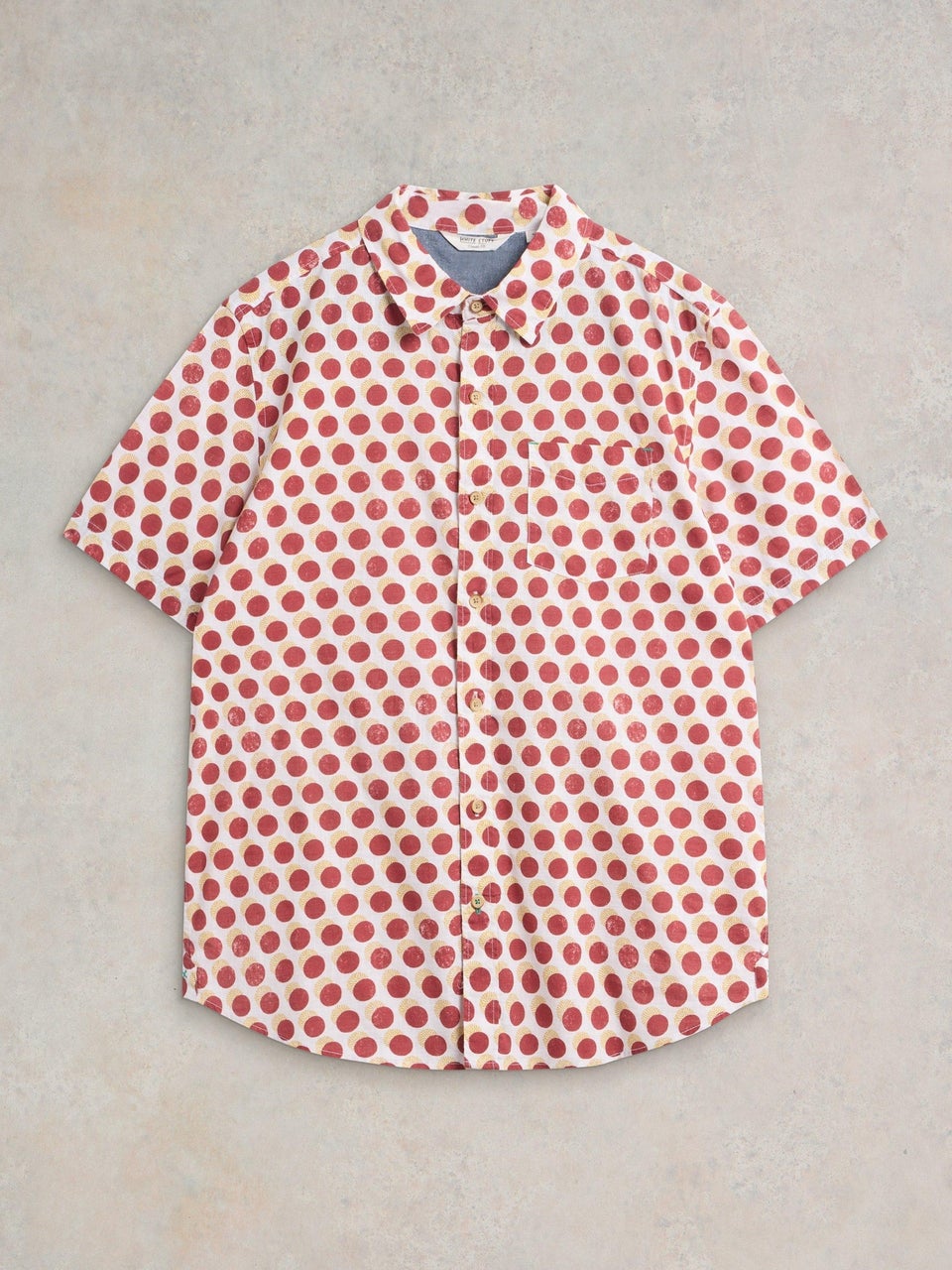 Kurzarmhemd mit Retro-Print
