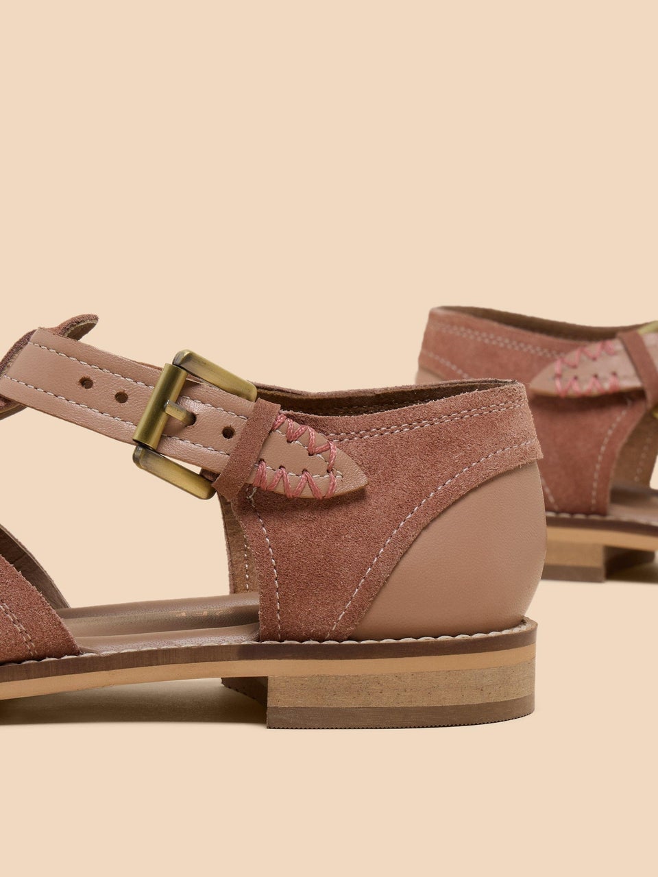 Fischersandalen aus Leder
