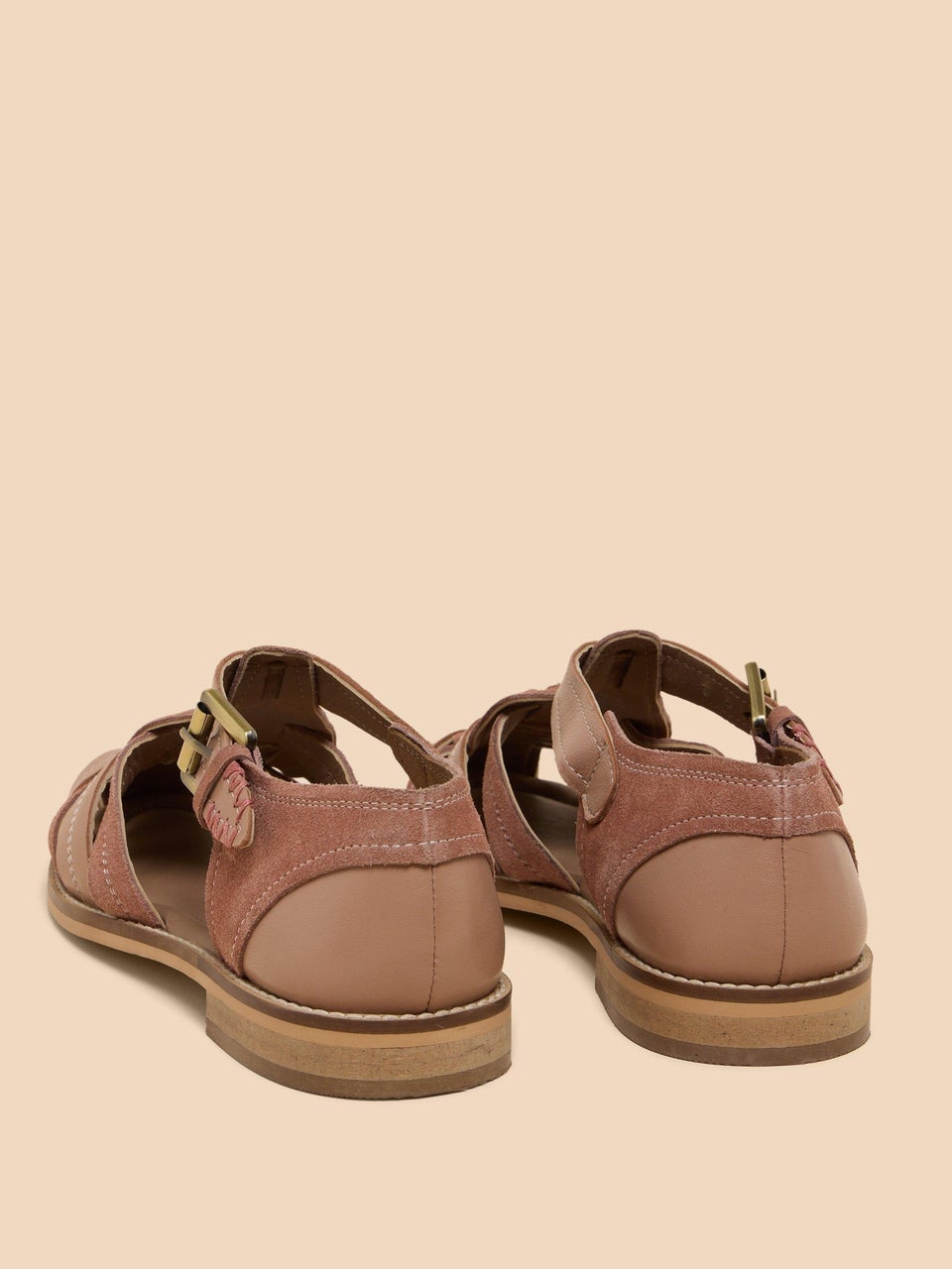 Fischersandalen aus Leder