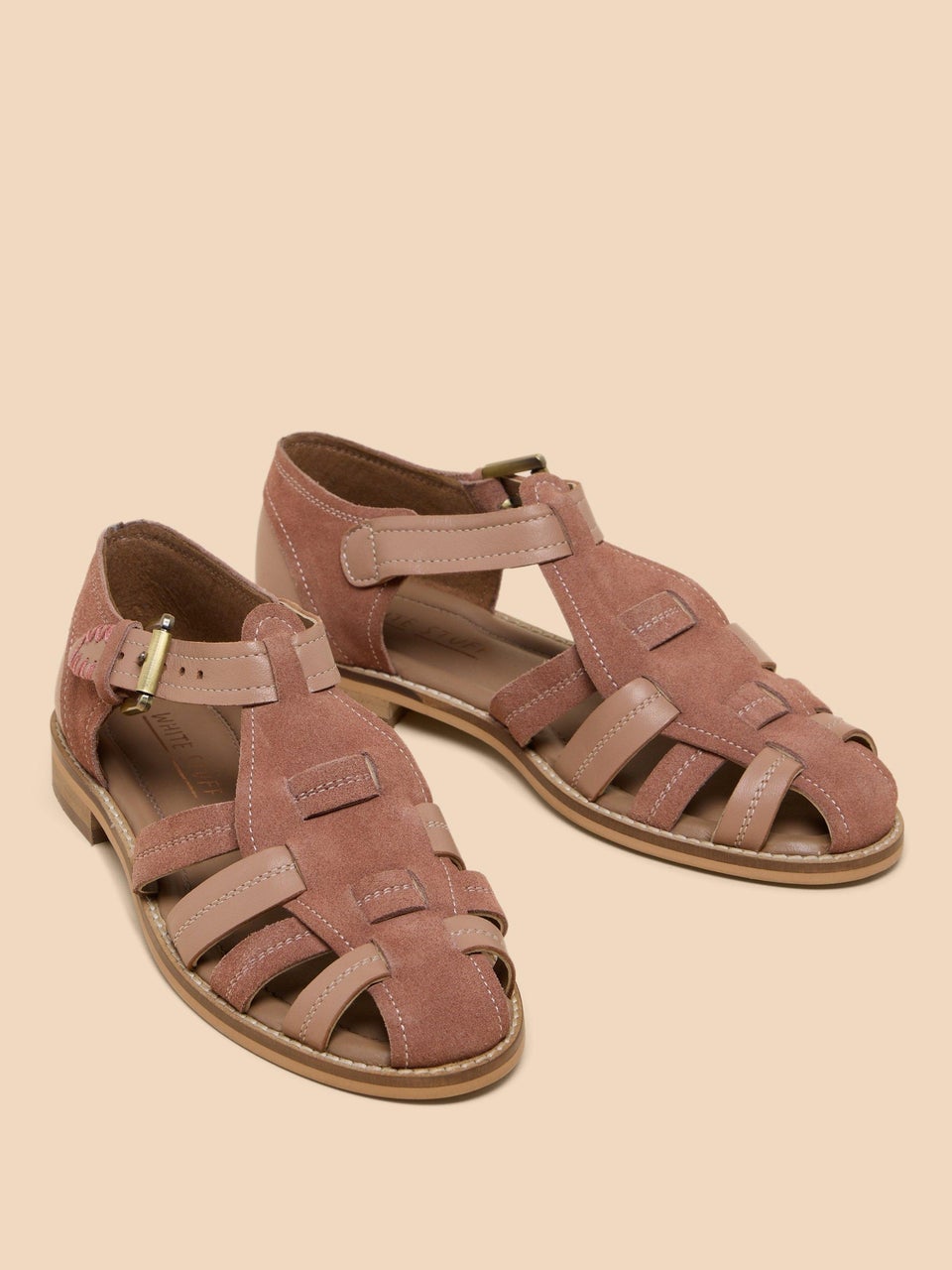 Fischersandalen aus Leder