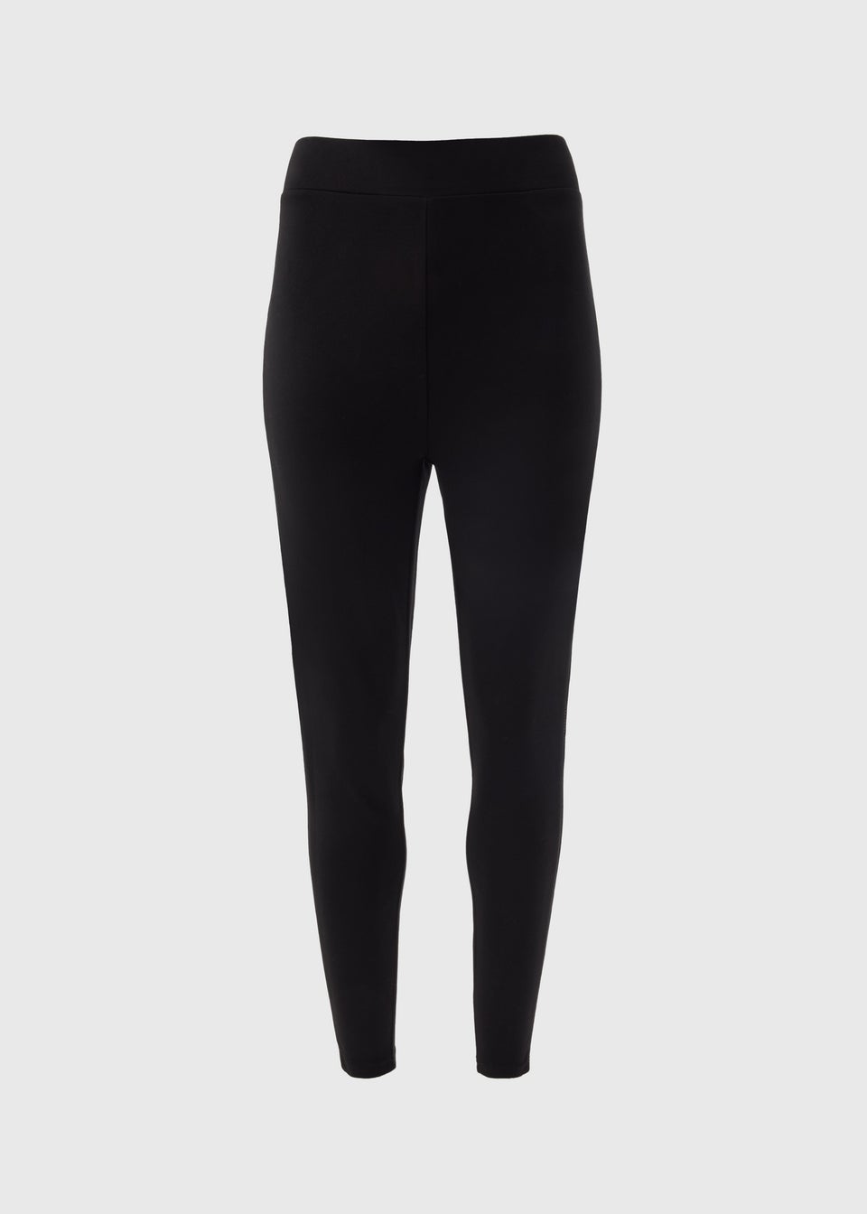 Black Diamante Side Leggings Matalan