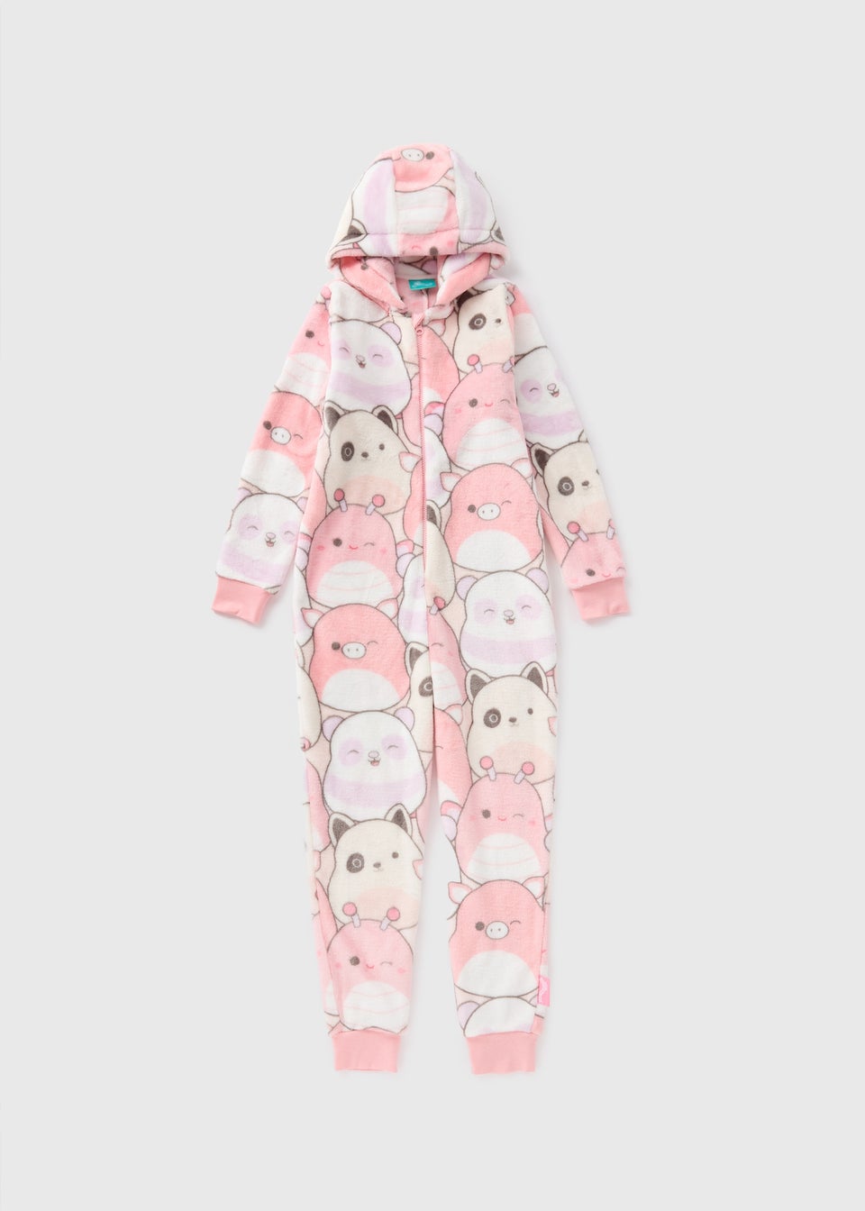 Squishmallow Kids Pink Onesie 5 13yrs
