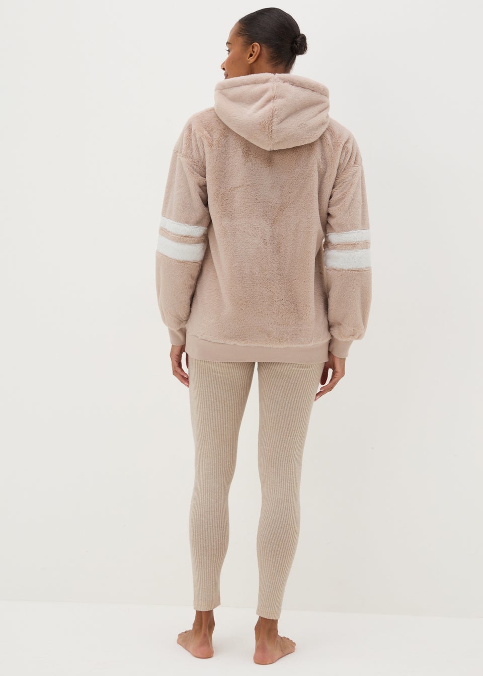 Mink Cosy Fleece Loungewear Set Matalan