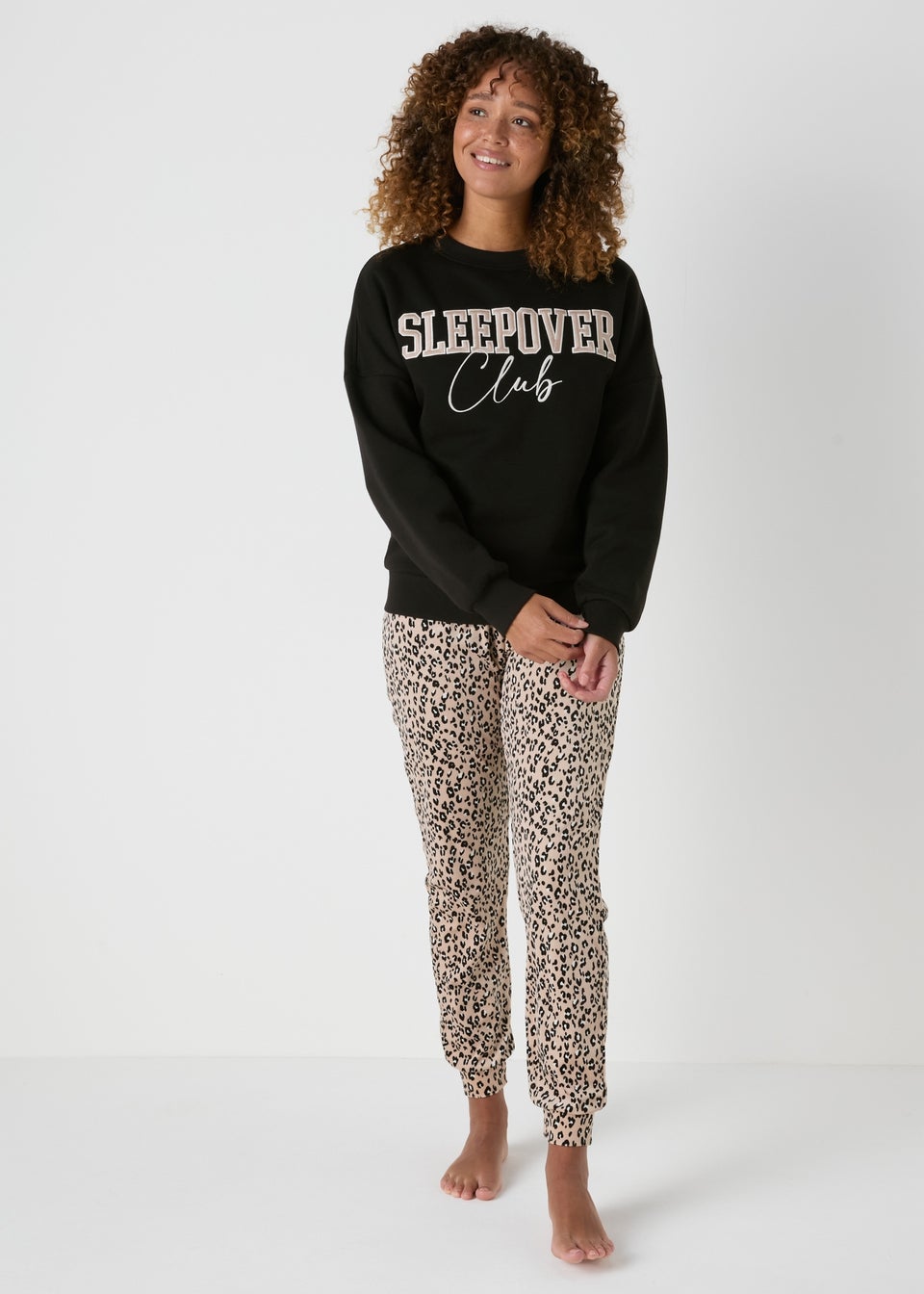 Black Sleepover Club Loungewear Set Matalan
