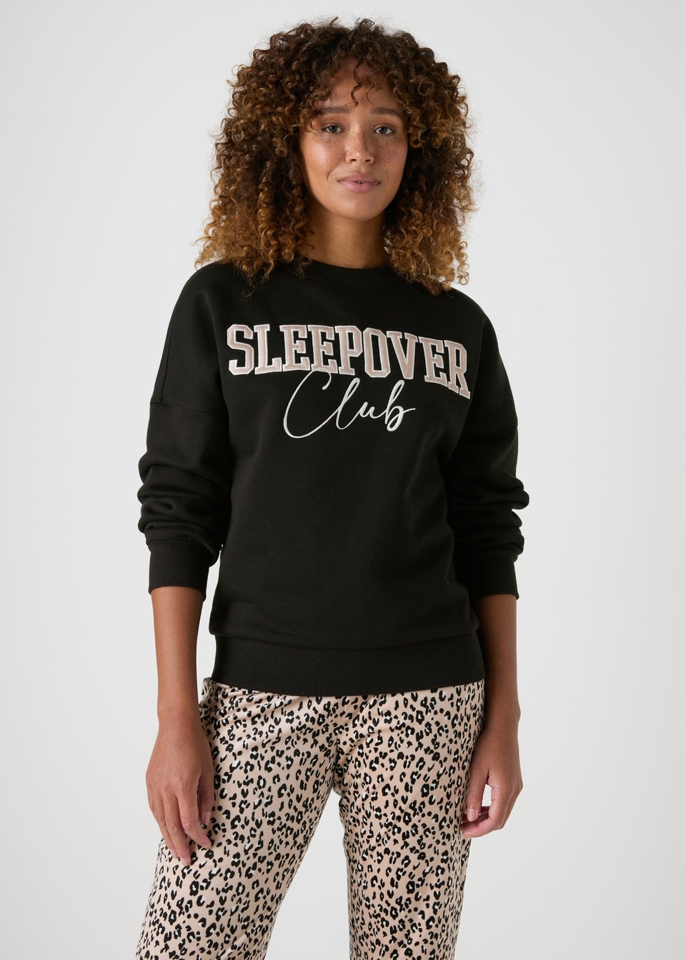 Black Sleepover Club Loungewear Set