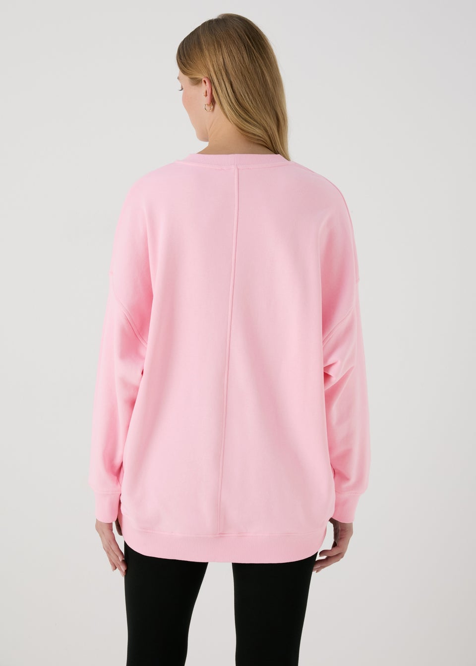 Pink Oversized Sweatshirt