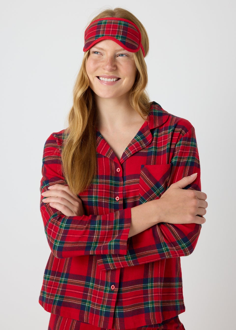 Red Check Pyjama Set Matalan