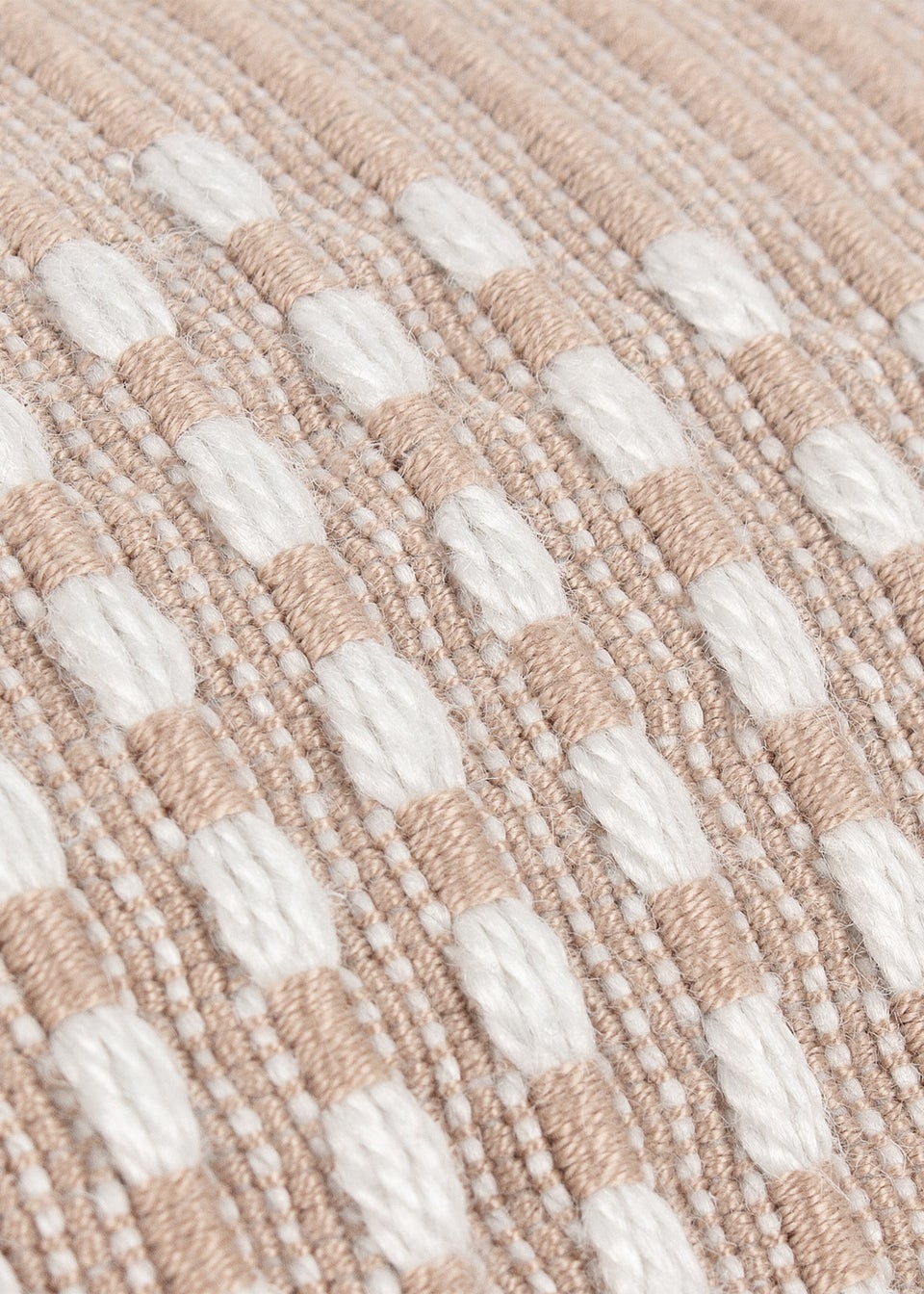 furn. Natural Kadie PET Woven Outdoor Filled Cushion (30 x 60 x 8cm)
