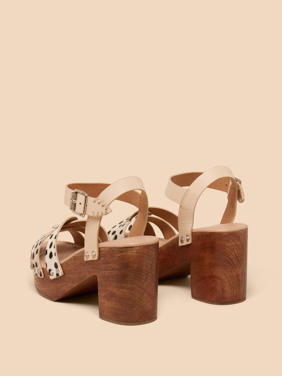 Cosmo Leder-Clogs mit Absätzen