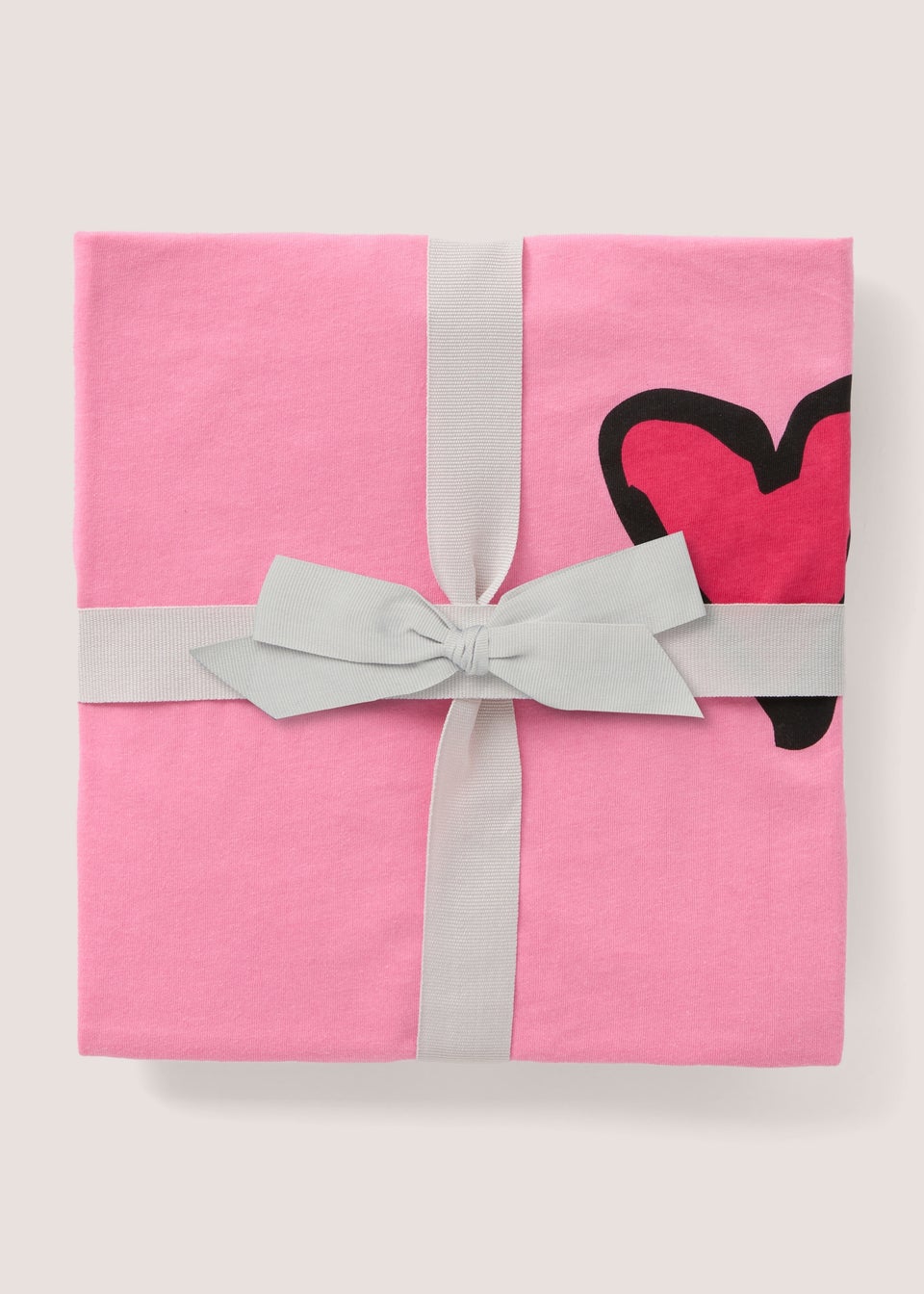 Pink Heart Pyjama Set Matalan