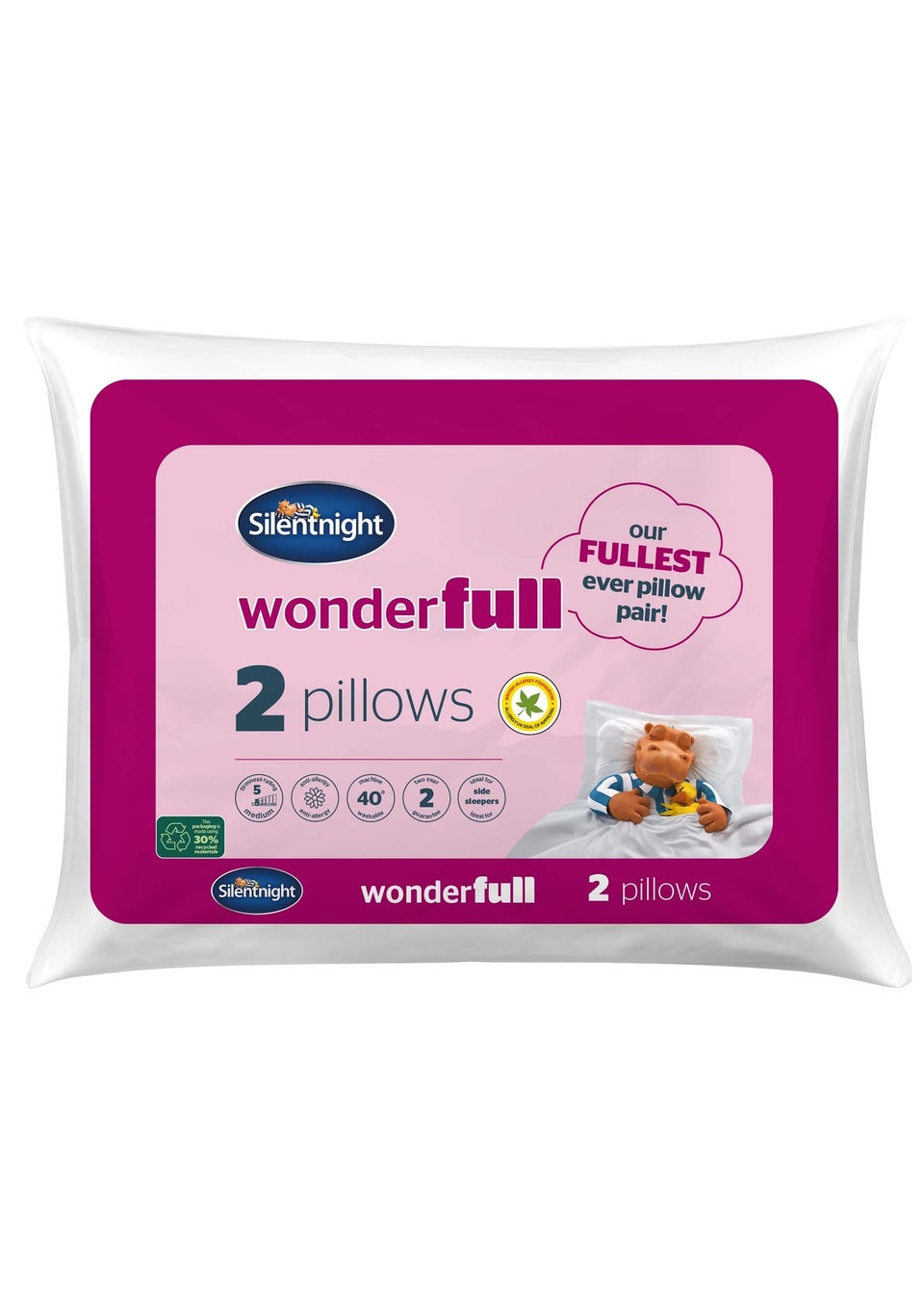 Four silentnight ultrabounce pillows clearance