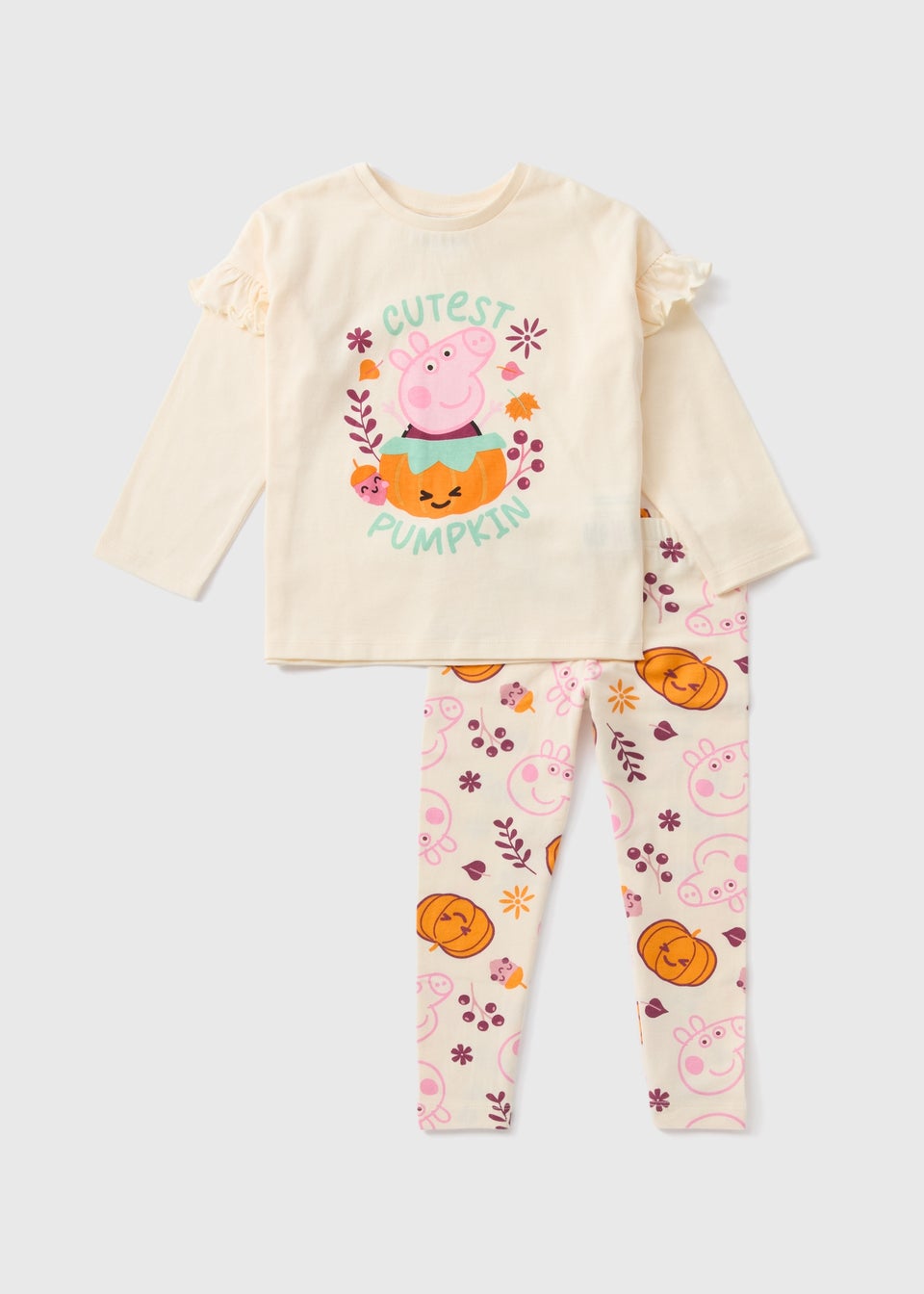 Peppa Pig Kids Cream Top Bottom Pyjama Set 1 7yrs Matalan