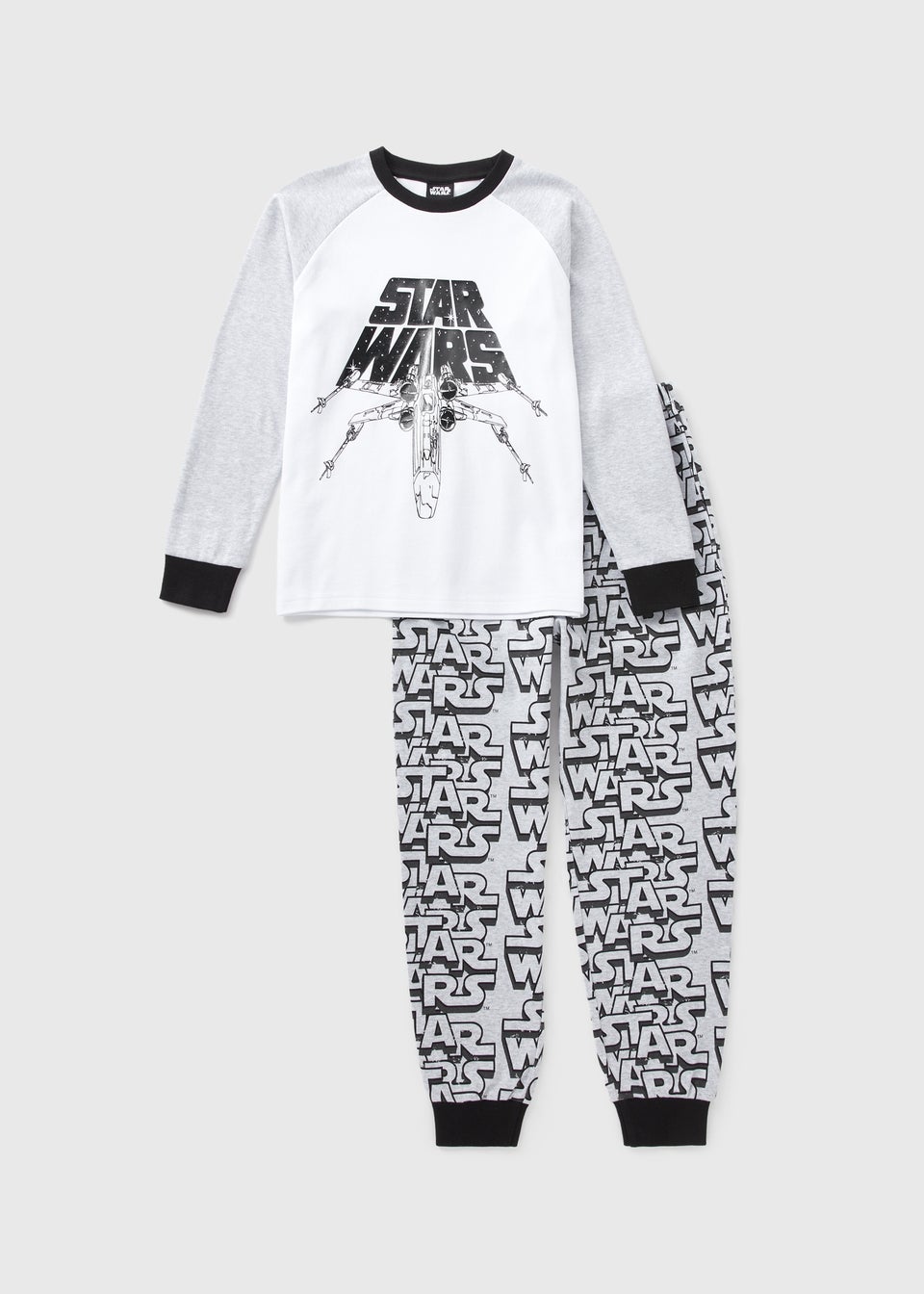 Star Wars Kids Grey Pyjama Set (4-13yrs)