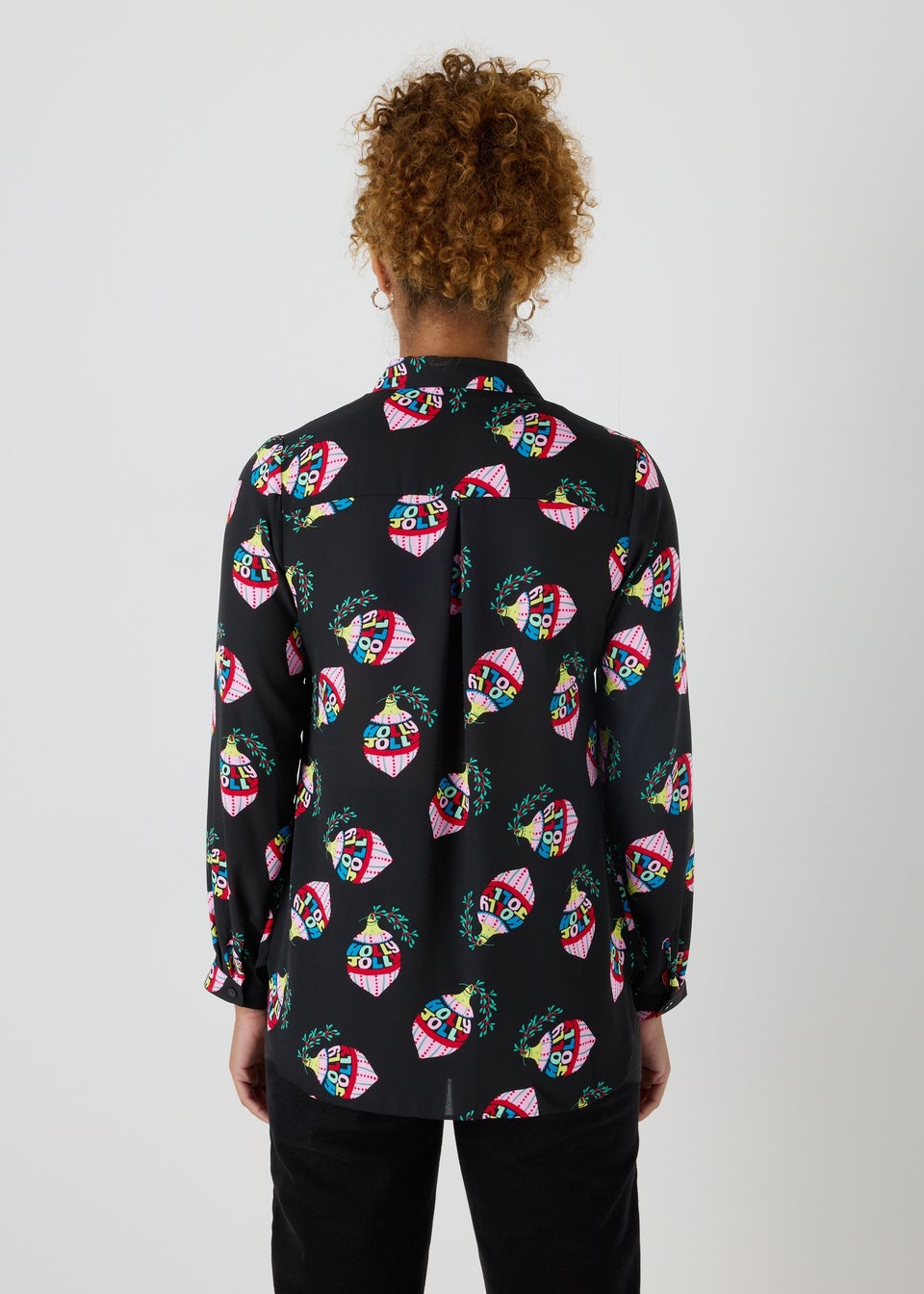 Black Christmas Bauble Shirt