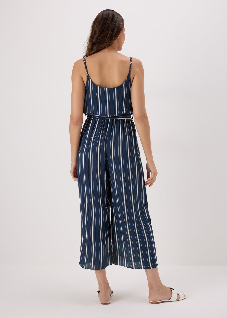 Navy Stripe Jumpsuit Matalan