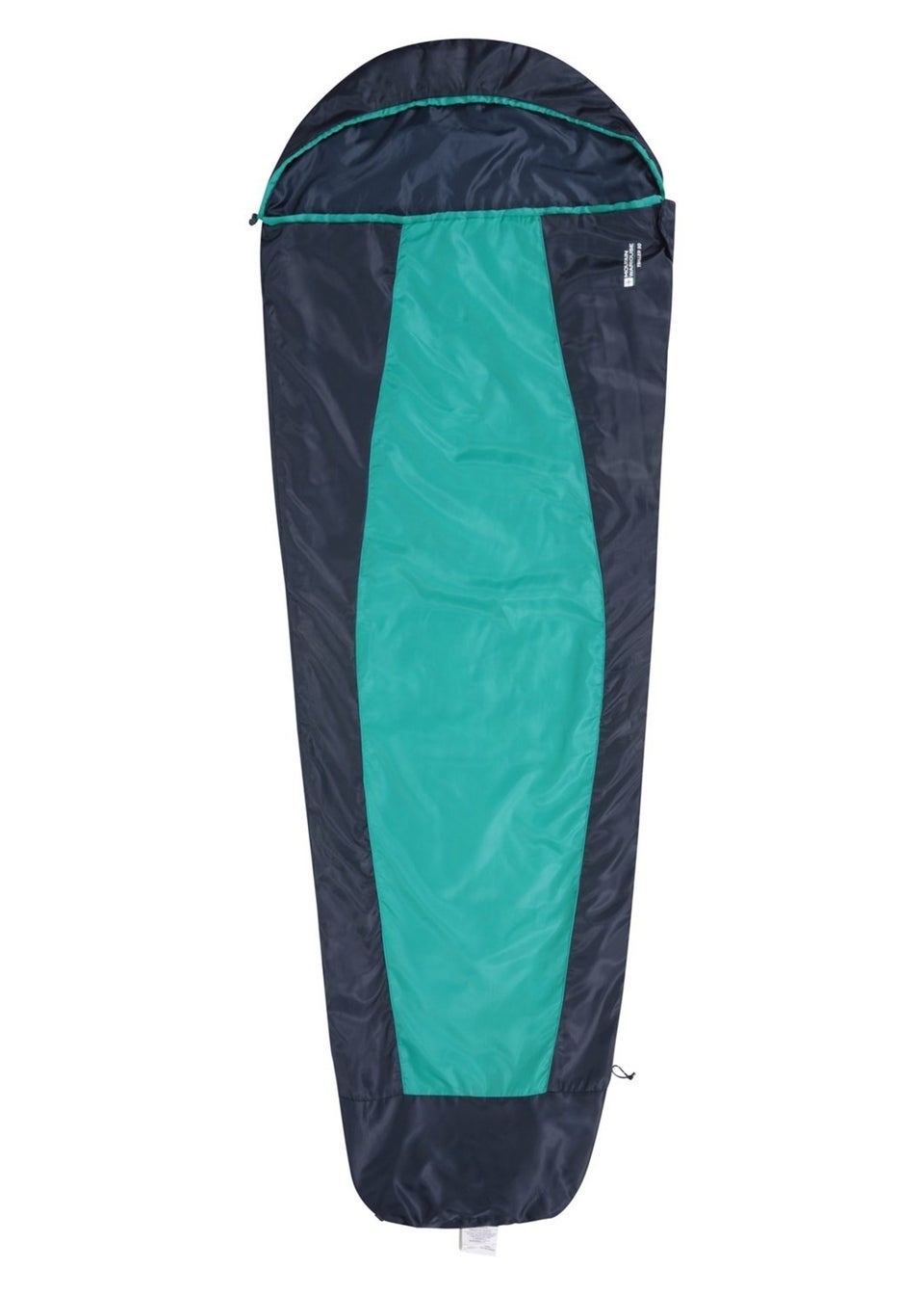Mountain Warehouse Teal Traveller 50 Summer Lightweight Mummy Sleeping Bag