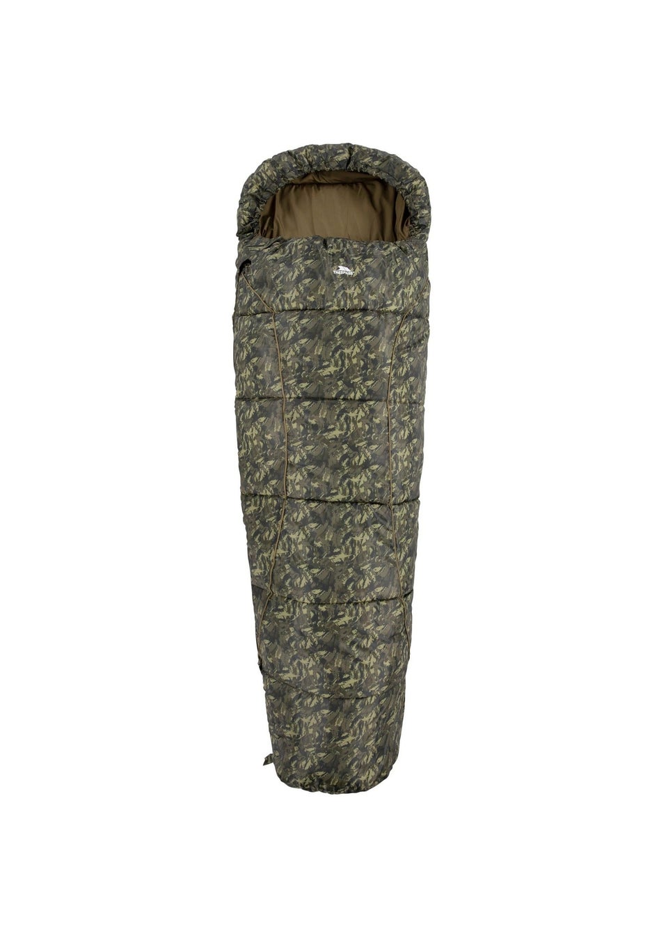 Trespass Kids Bottle Green Dinosaur Mummy Sleeping Bag Matalan