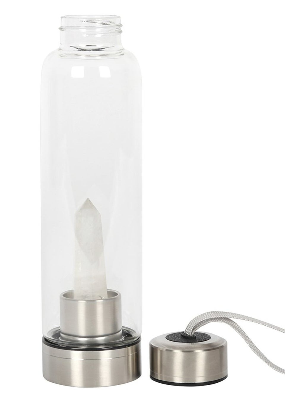 Something Different Clear Quartz Water Bottle