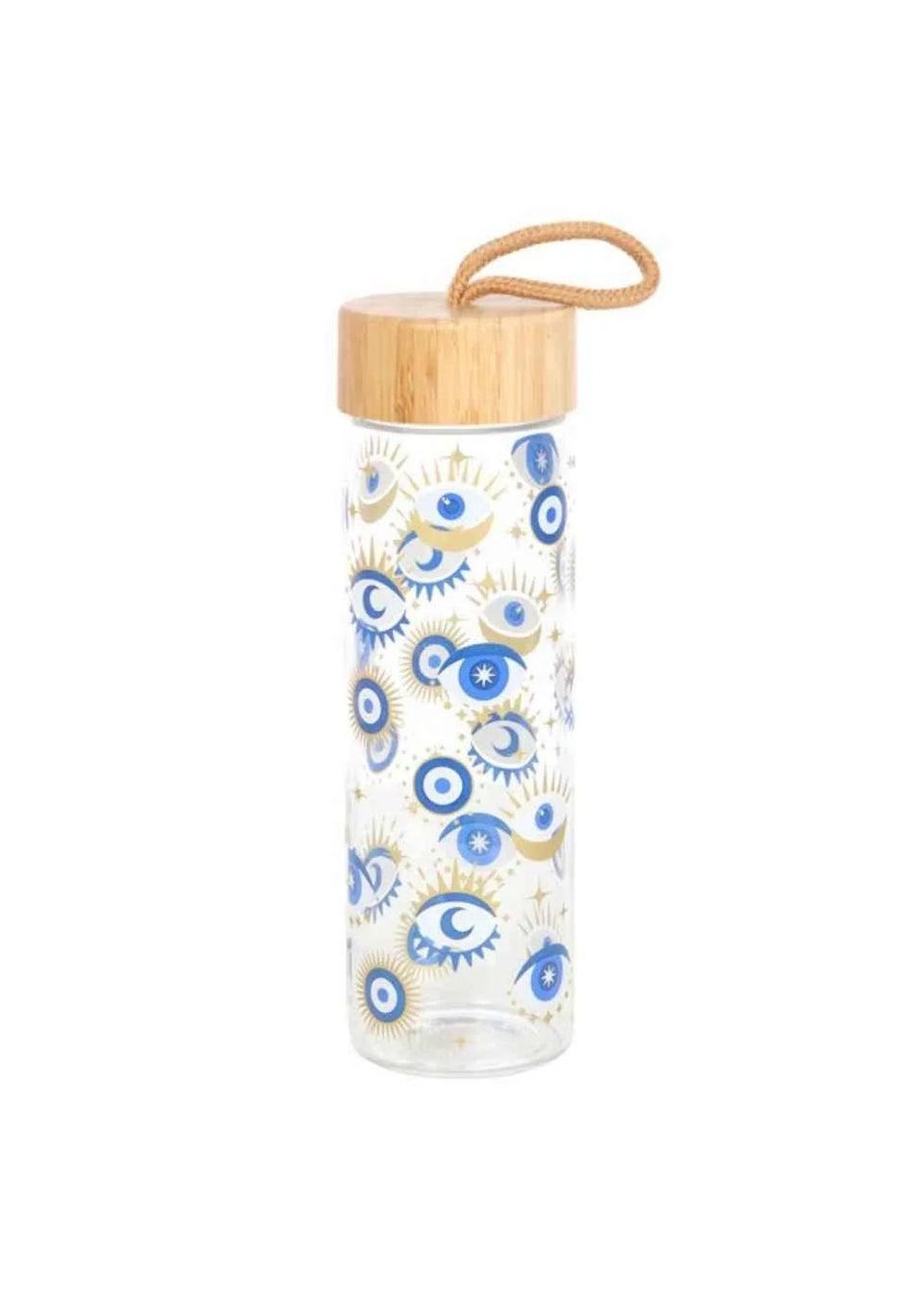 Something Different Clear All Seeing Eye Glass Reusable Water Bottle