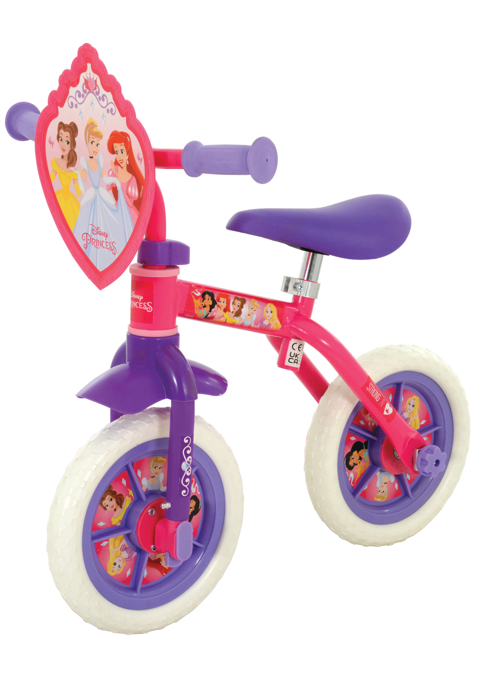 Disney Princess Multi Colour 2in1 Training Bike (10inch)