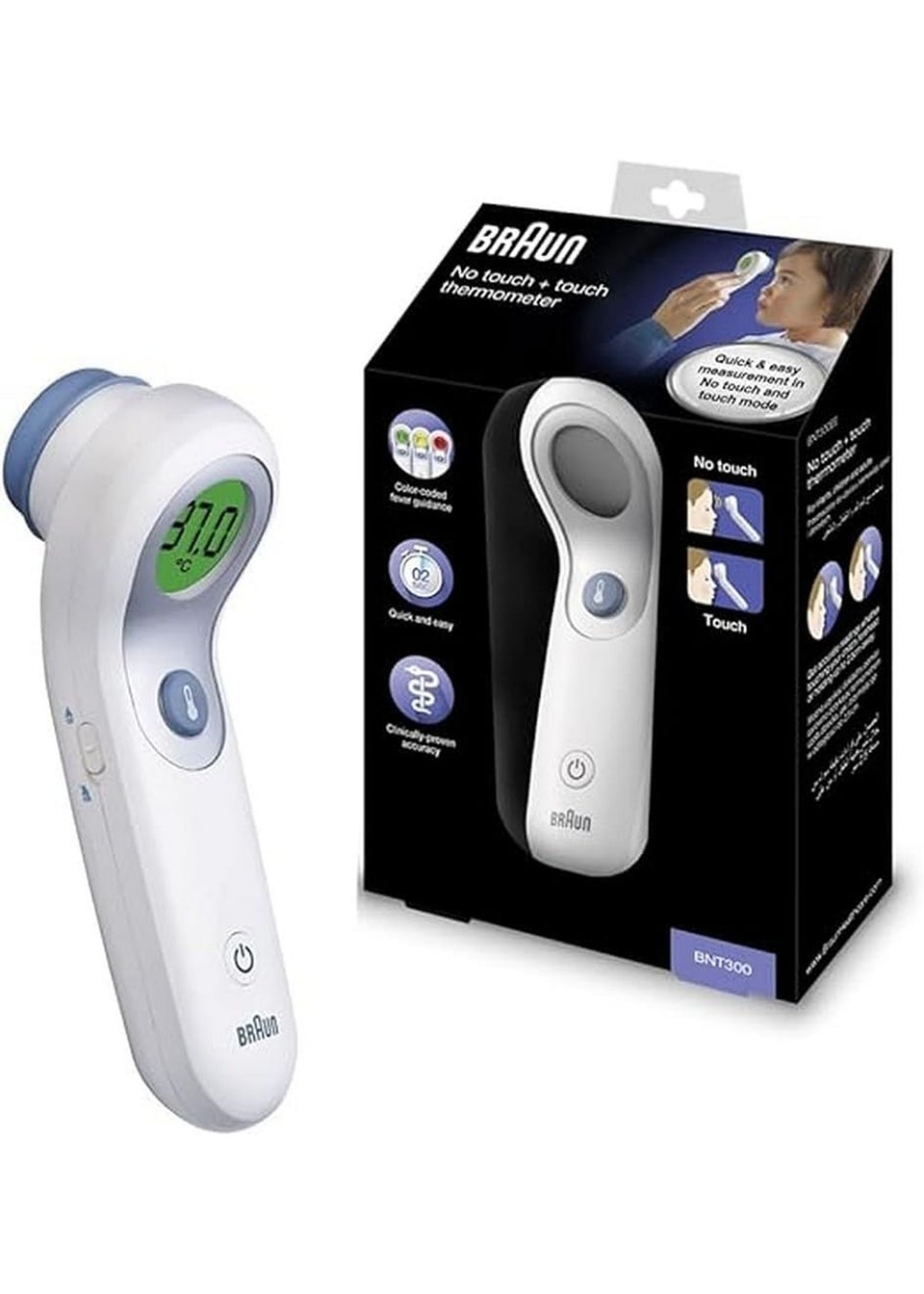 Braun White No Touch Thermometer