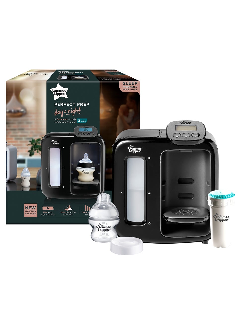 Tommee Tippee Black Perfect Prep Day & Night