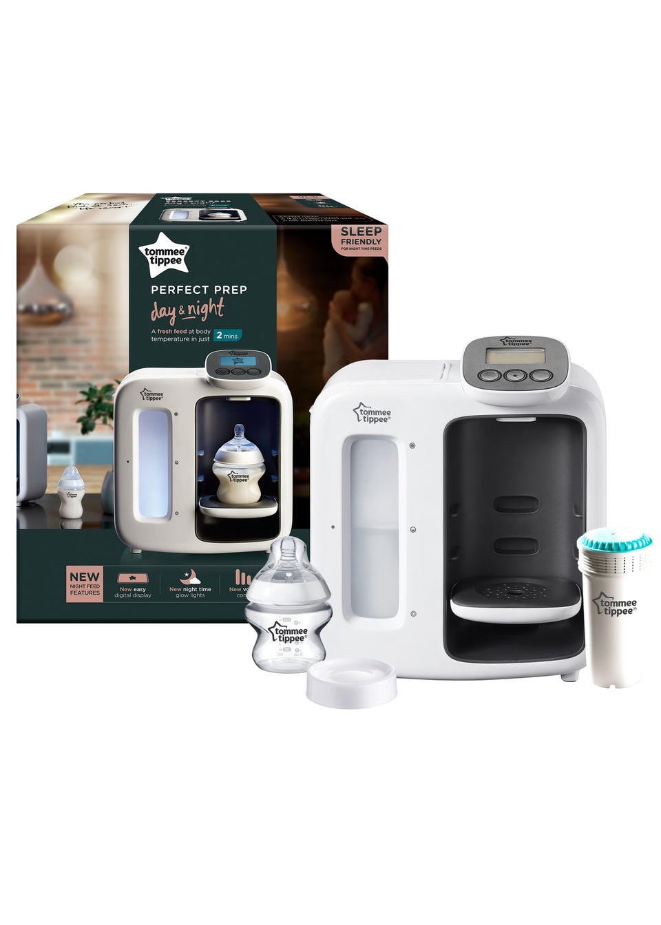 Tommee Tippee White Perfect Prep Day & Night
