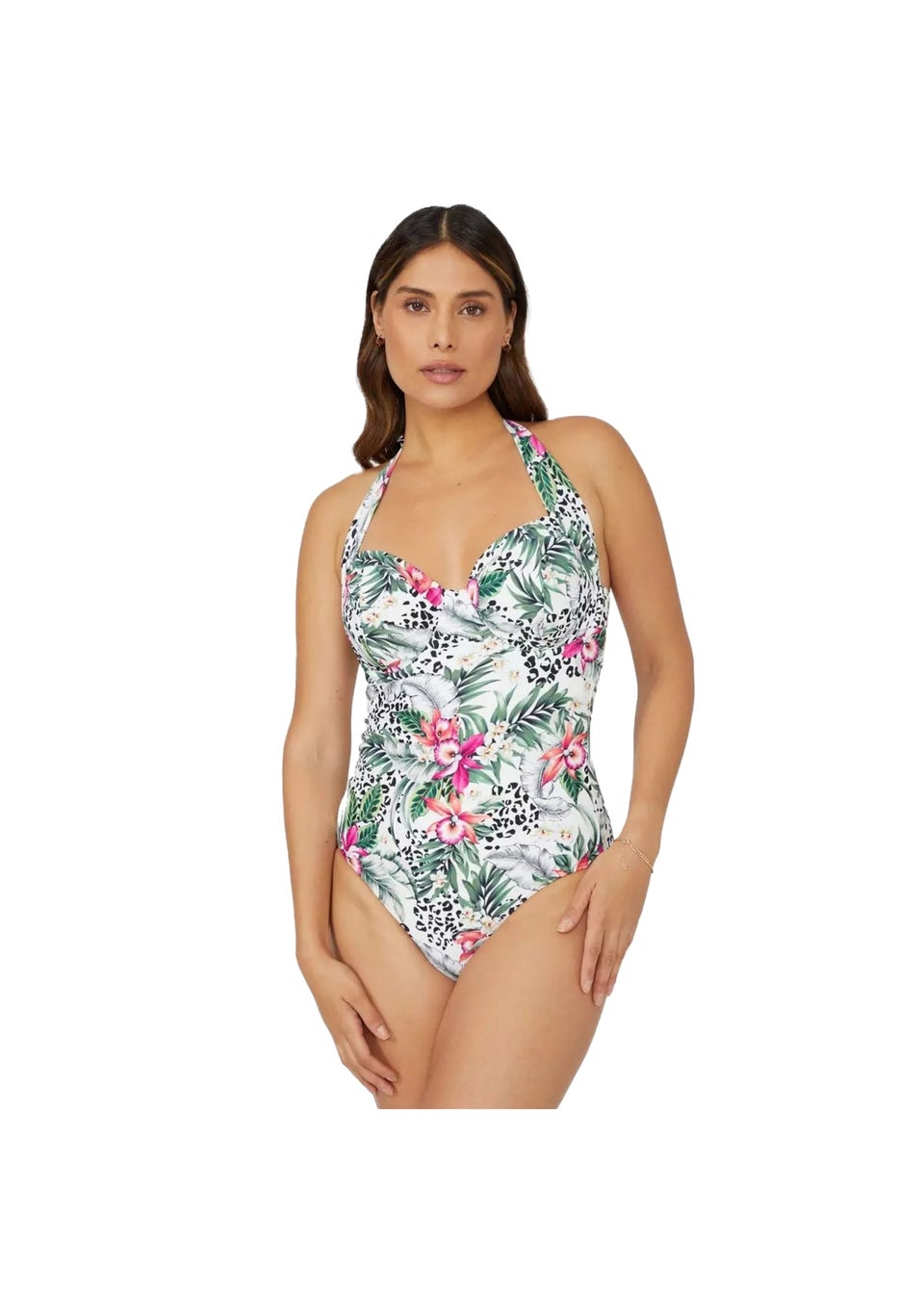 Gorgeous Multi Jungle Underwired One Piece Swimsuit