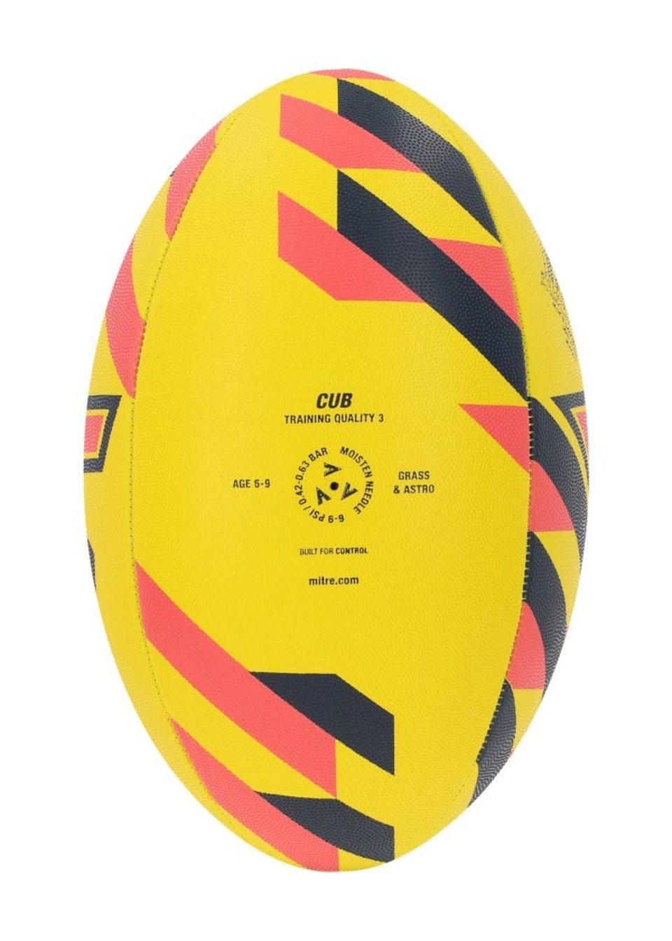 Mitre Yellow Cub Mini Rugby Ball