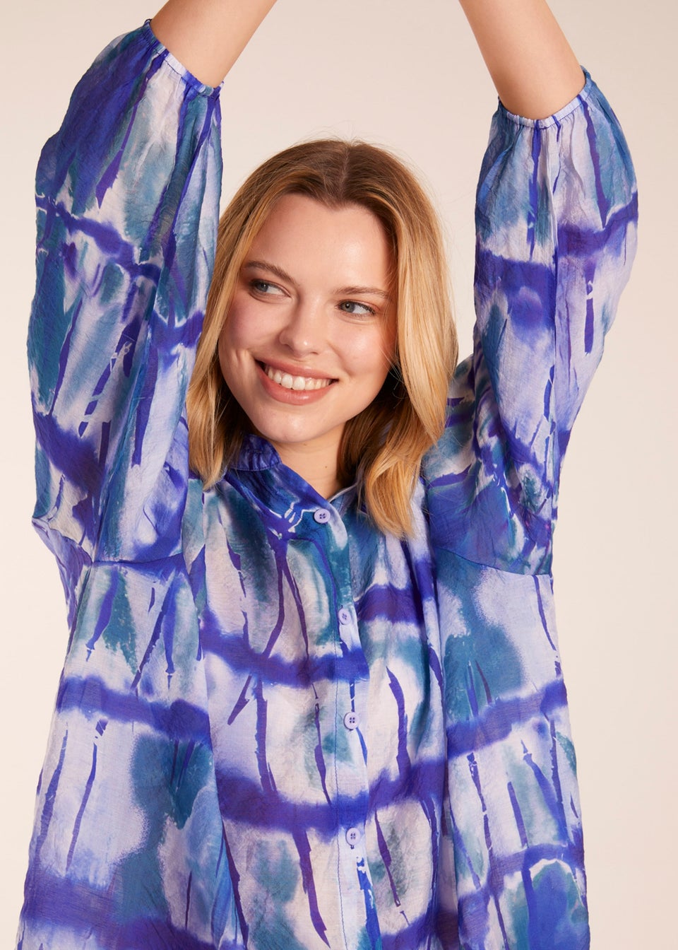 Blue Vanilla Blue Tie Dye Shirt