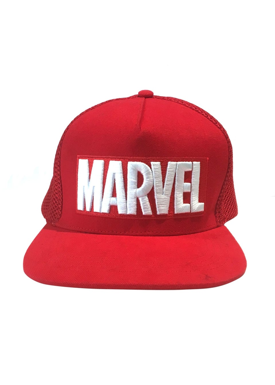 Marvel Red Logo Snapback Cap