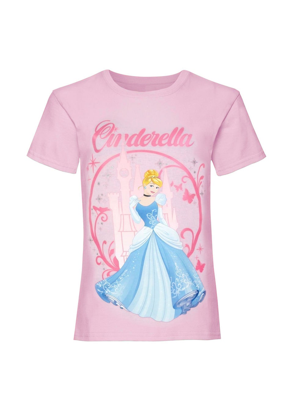 Cinderella Kids Pink T-Shirt (12 months-3 yrs)