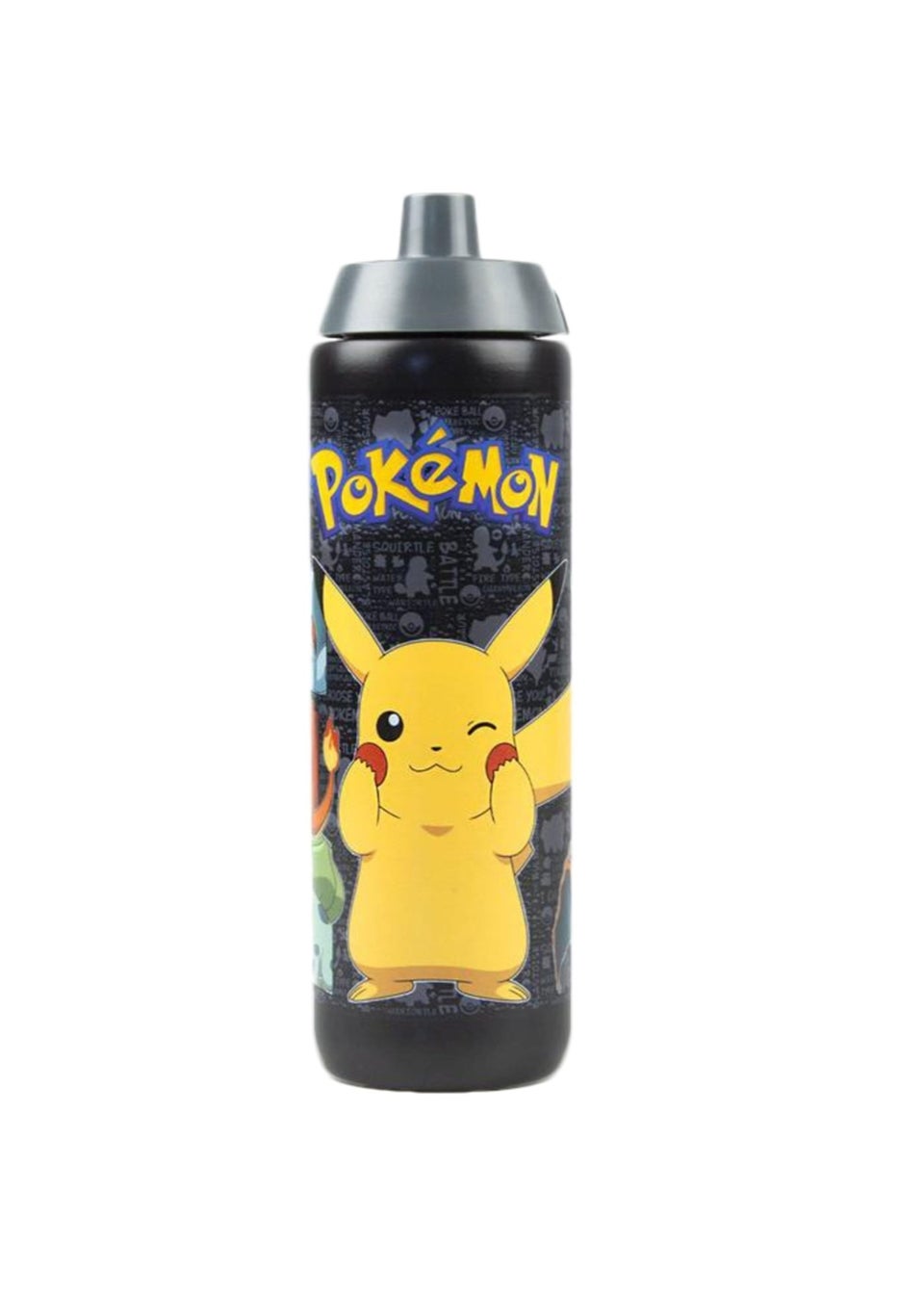Pokemon Black Pikachu Water Bottle