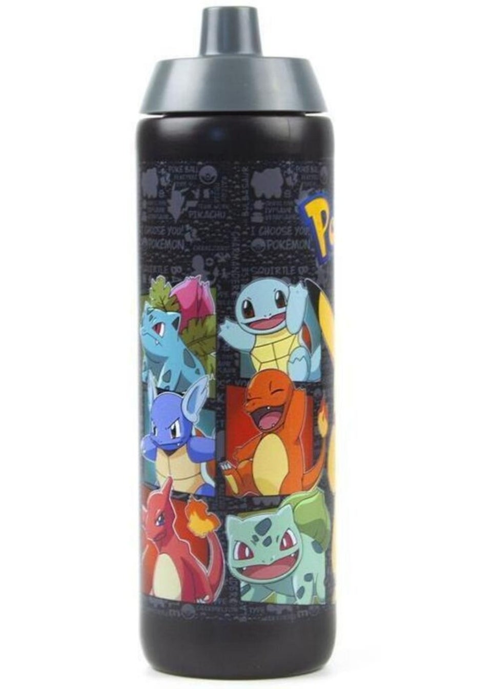 Pokemon Black Pikachu Water Bottle