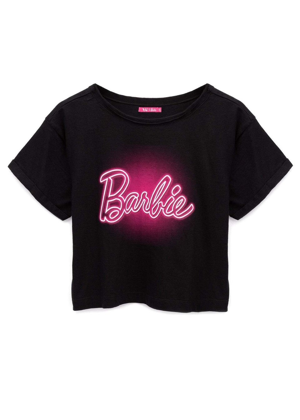 Barbie Black Crop Top