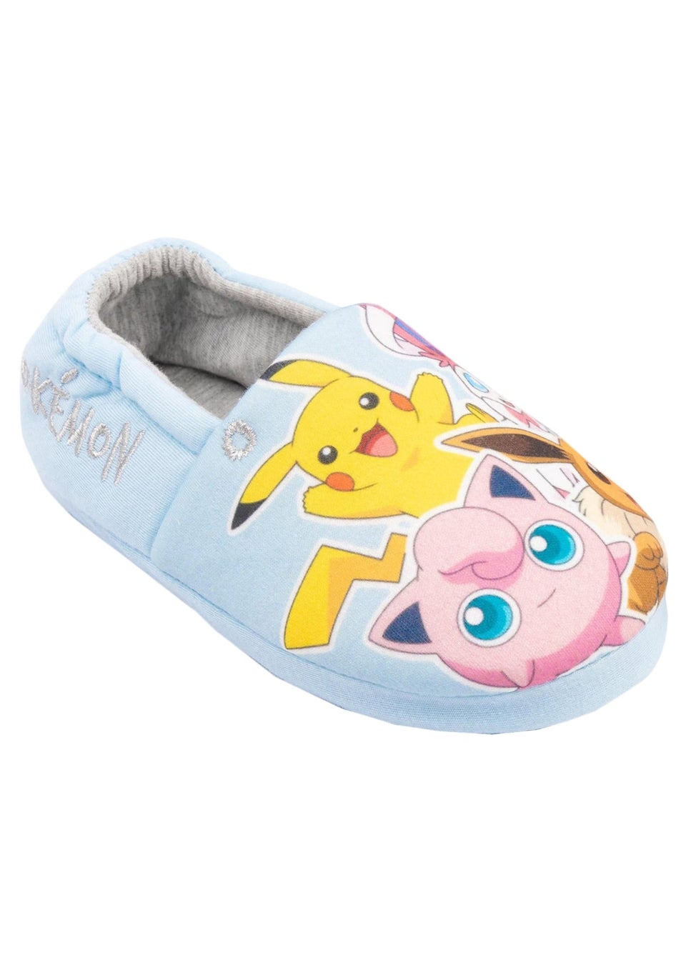 Pokemon Girls Pastel Blue Slippers
