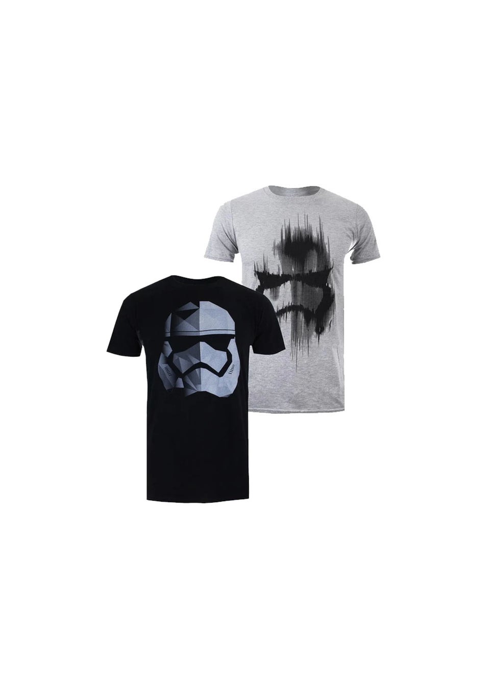 Star Wars Black/Grey Stormtrooper T-Shirt (Pack of 2)