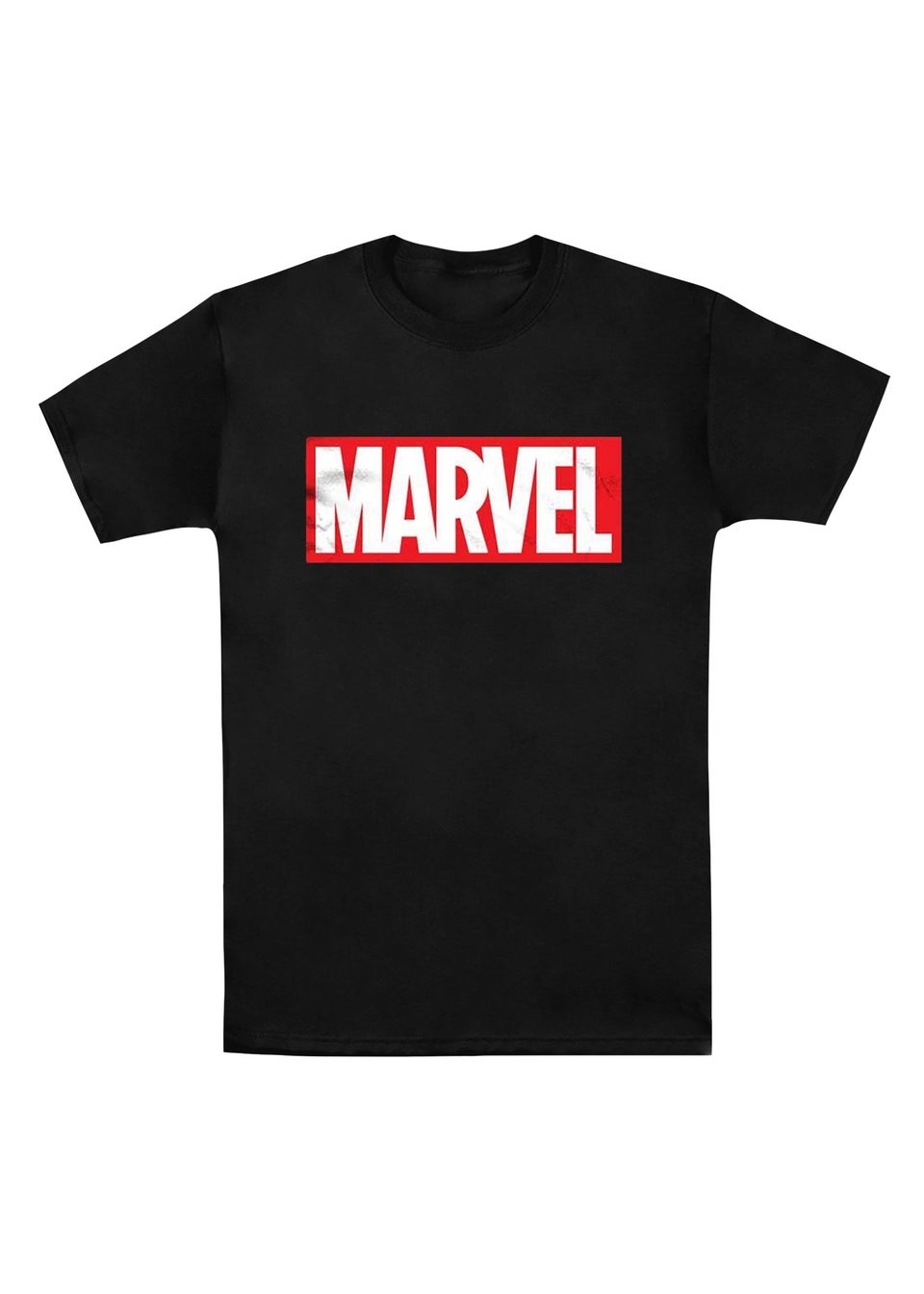 Marvel Comics Black Box Logo Cotton T-Shirt