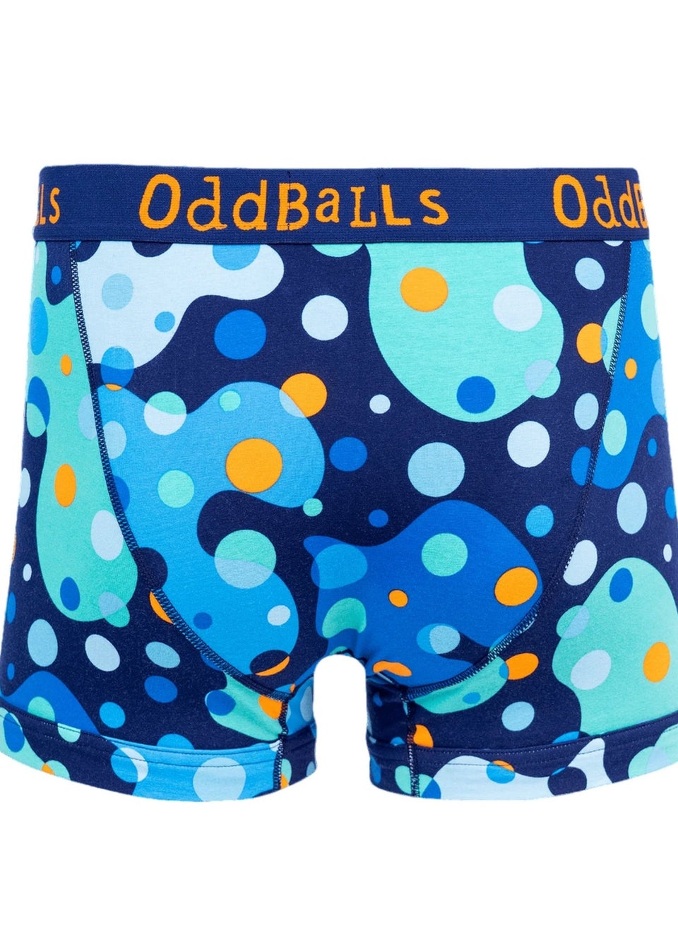 OddBalls Blue Space Balls Spotted Boxer Shorts
