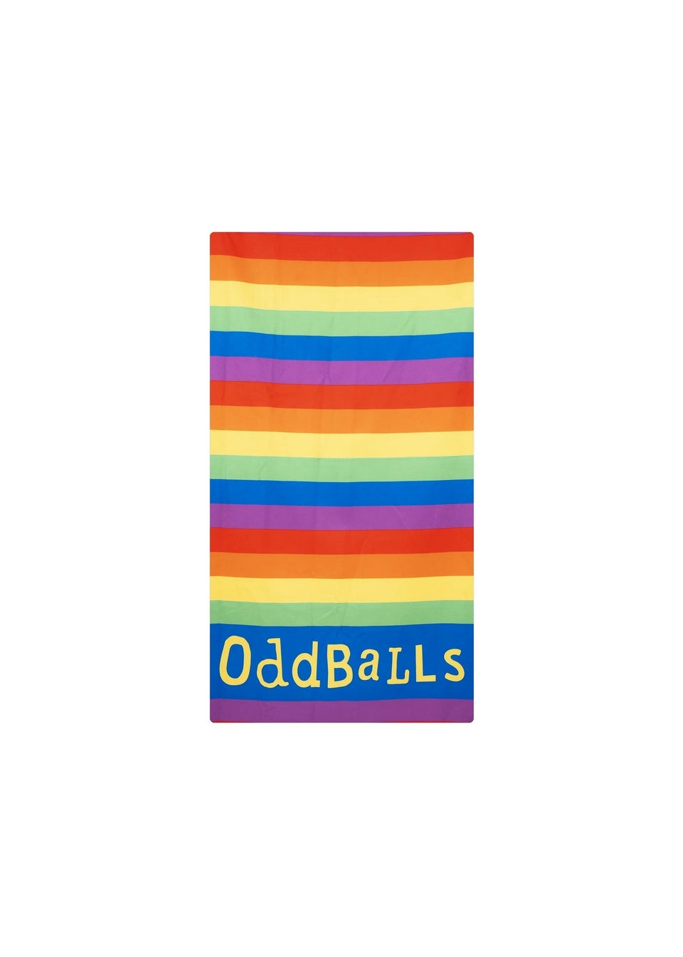 OddBalls Multi Rainbow Beach Towel