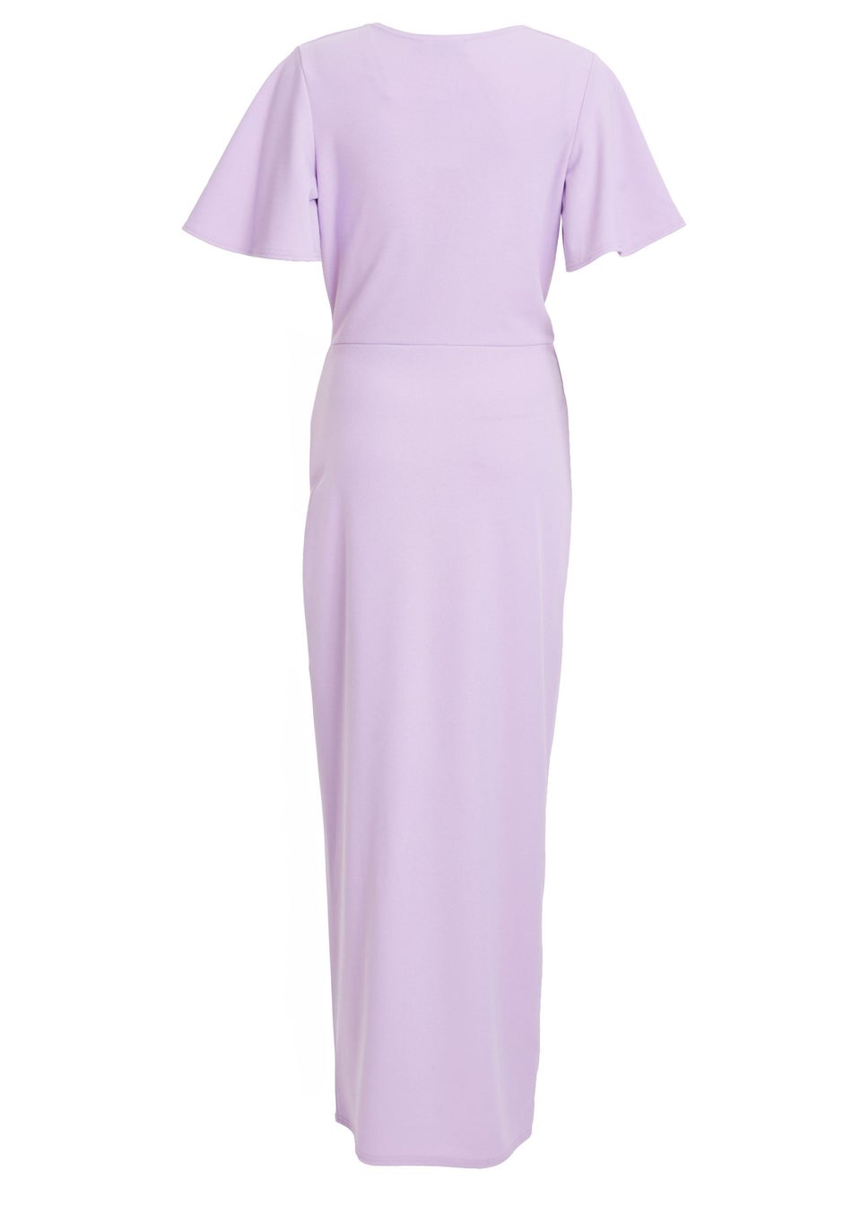 Quiz Purple Wrap Maxi Dress Matalan