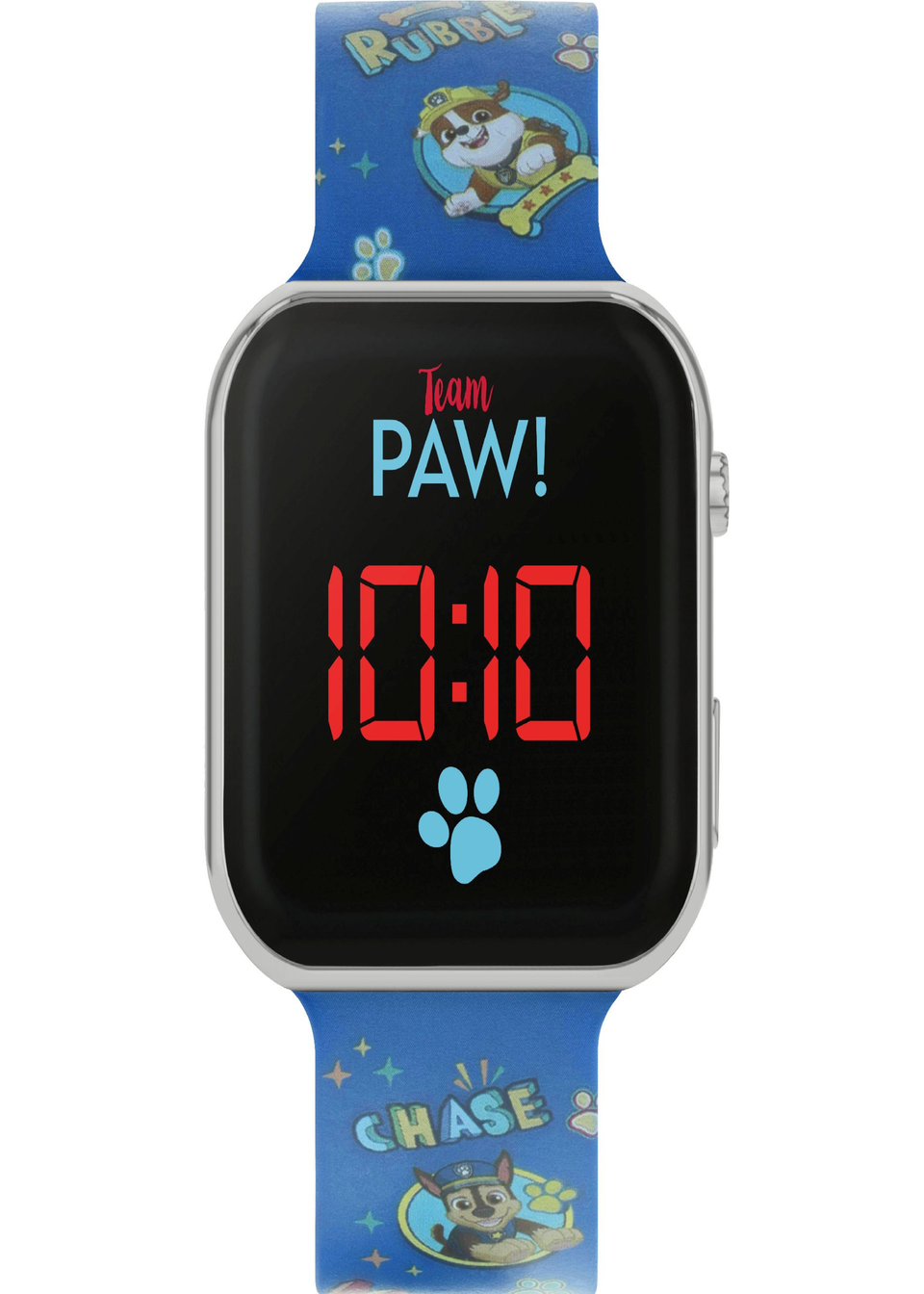 Blue Paw Patrol Printed Strap LED Watch
