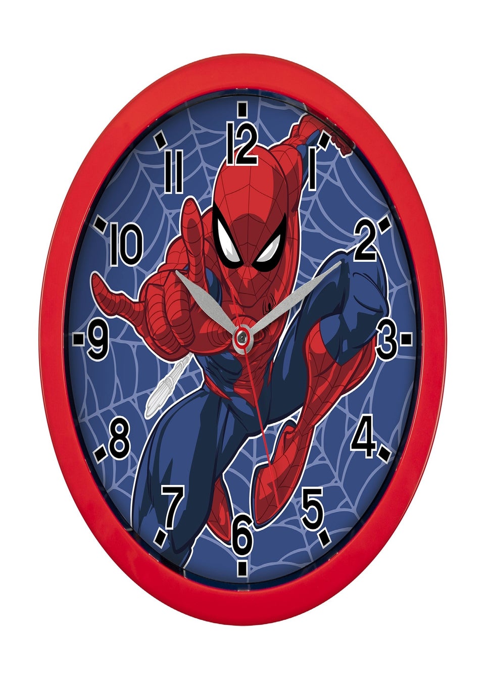 Marvel Red Spiderman Wall Clock