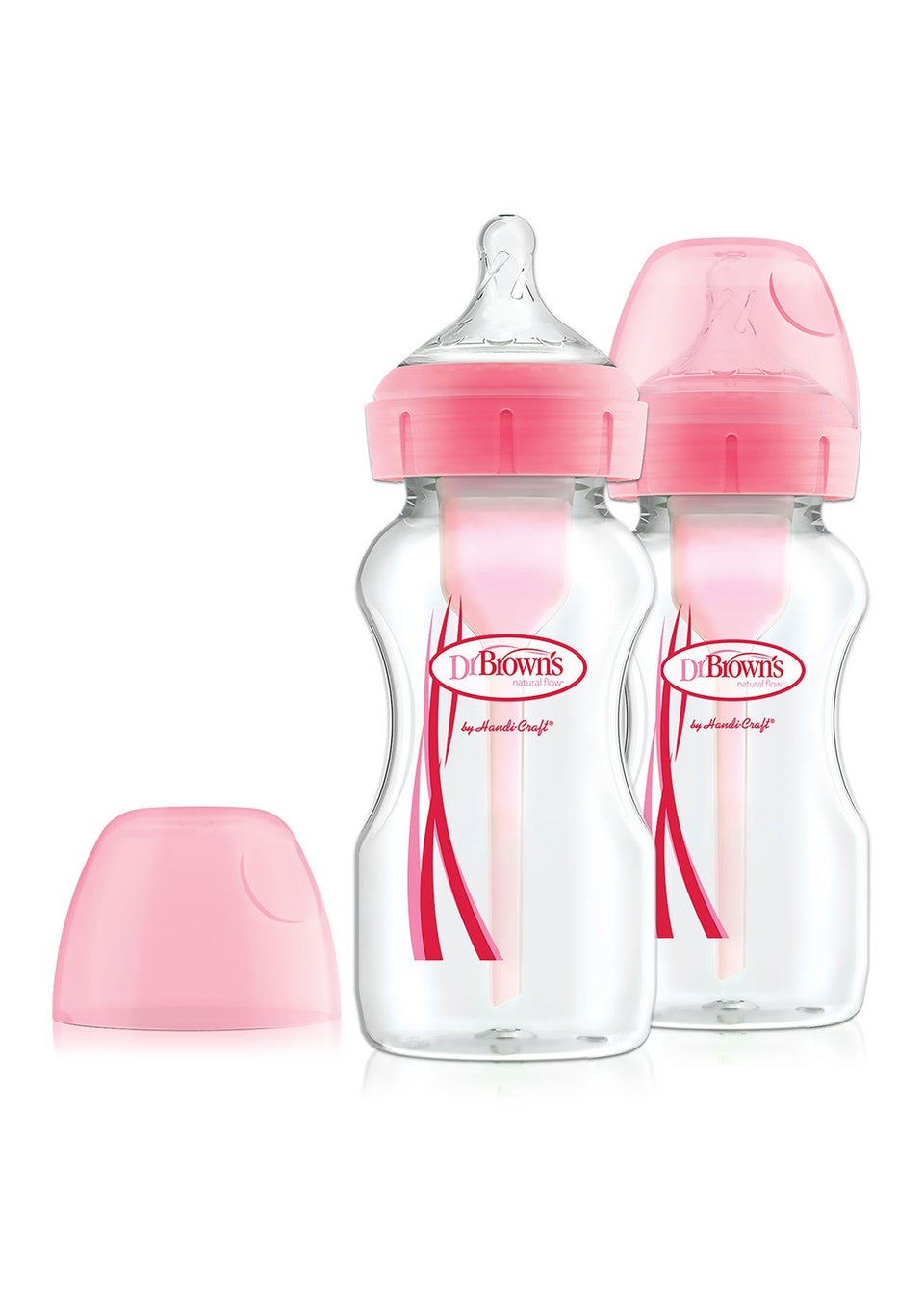 Dr. Brown Pink Options Two-Pack Bottles (270ml)