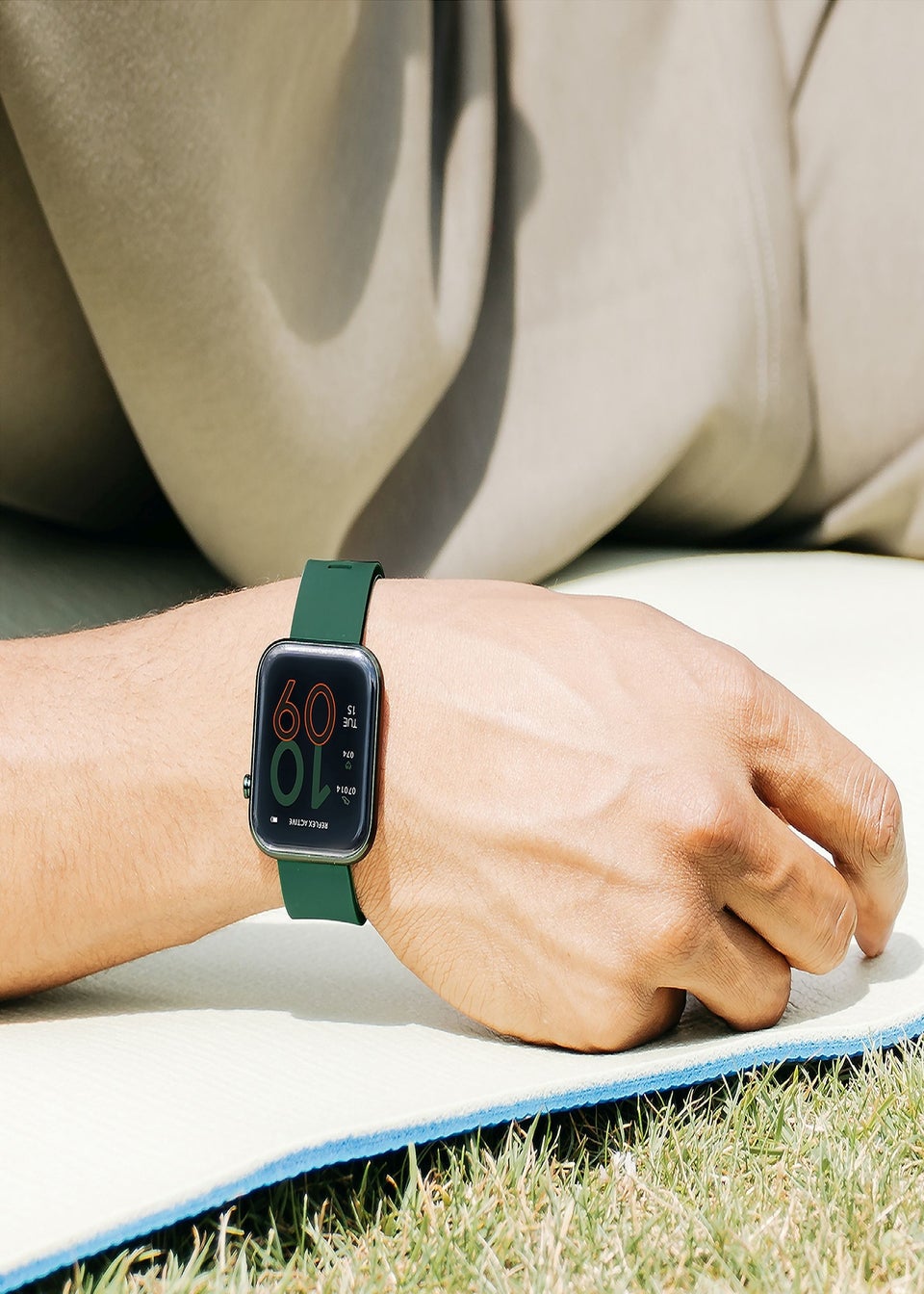 Reflex Active Green Series 12 Strap Smart Watch Matalan