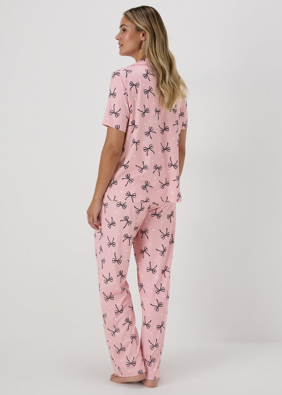 Pink Bow Pyjama Set